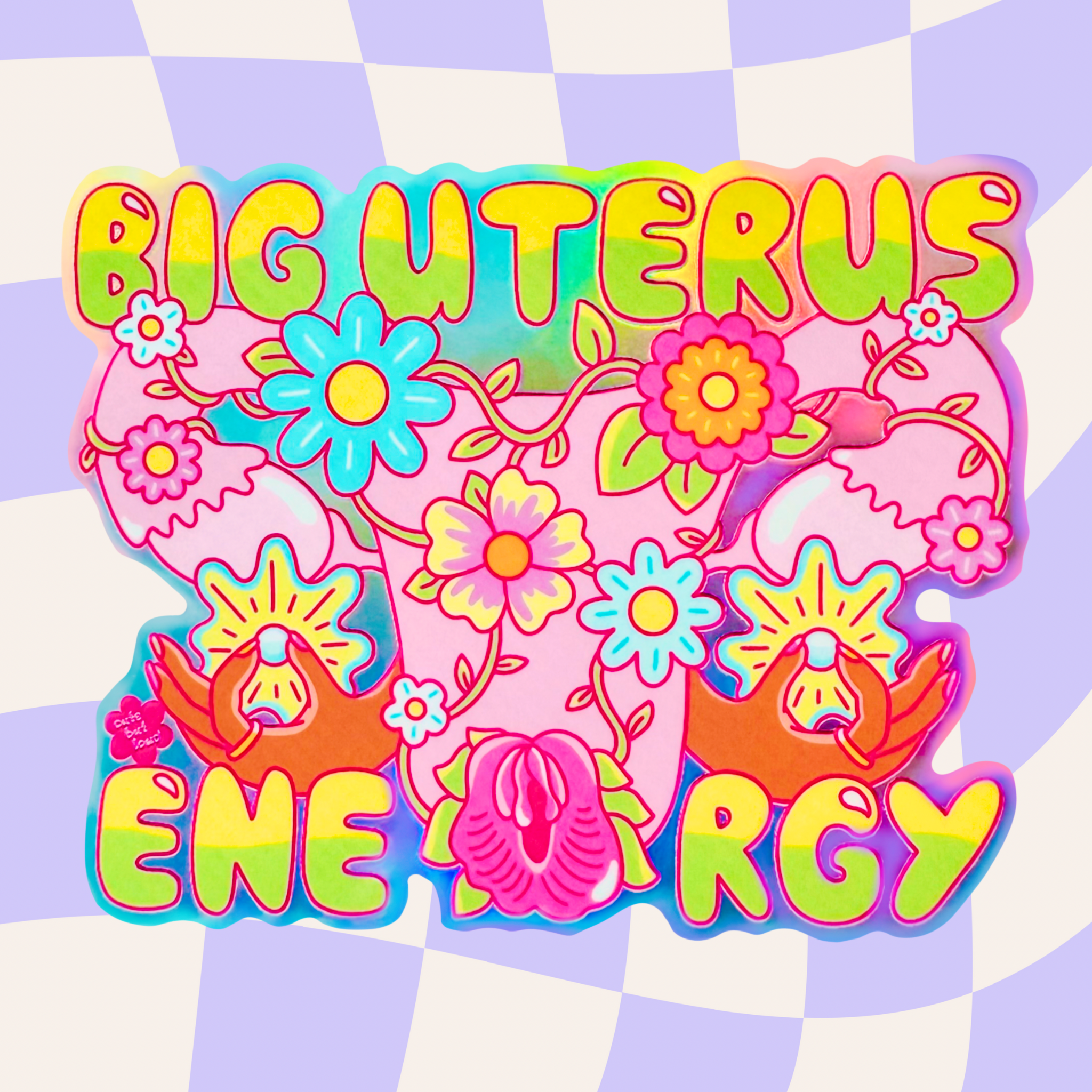 Holographic Sticker Big Energy