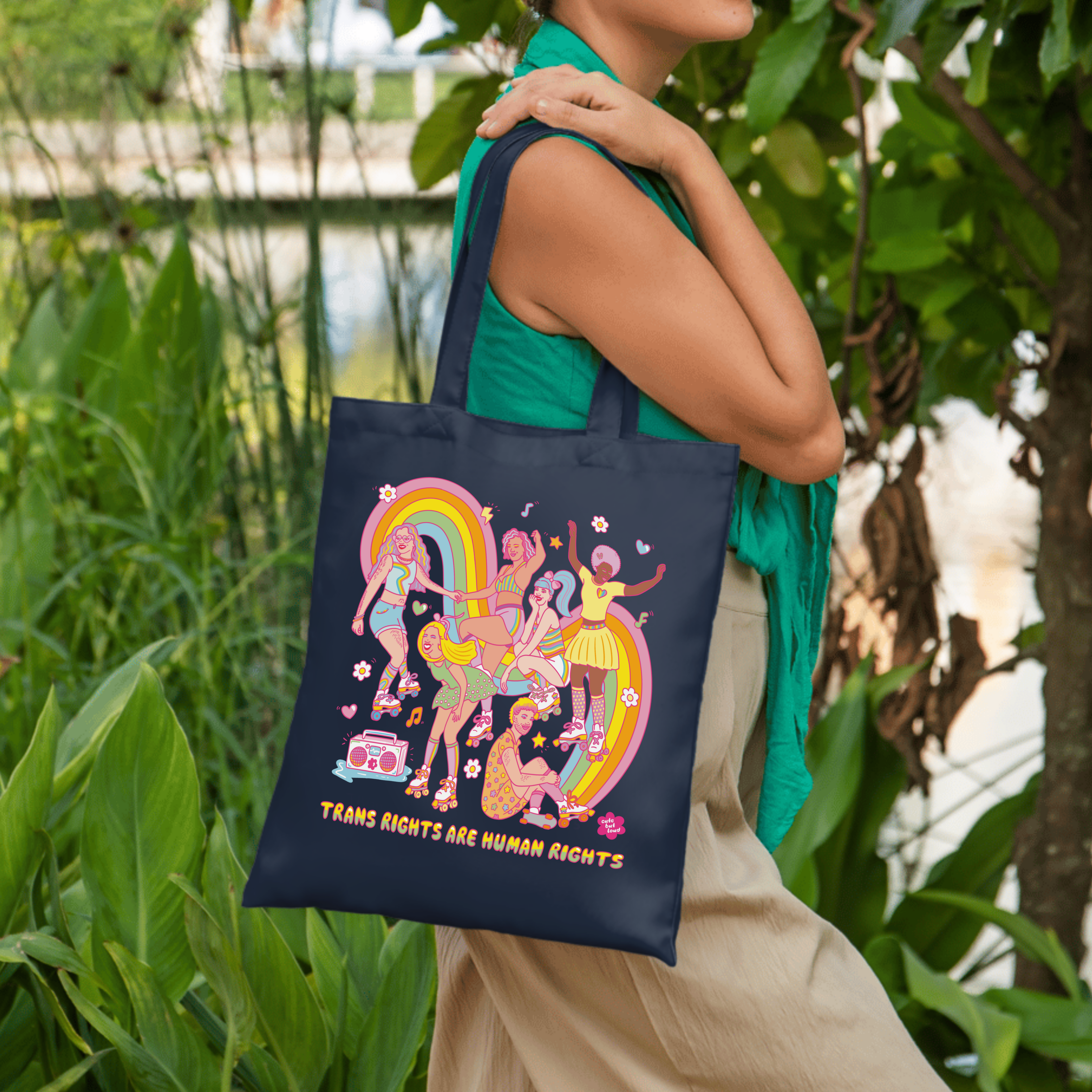 PPSWO Navy Canvas Tote