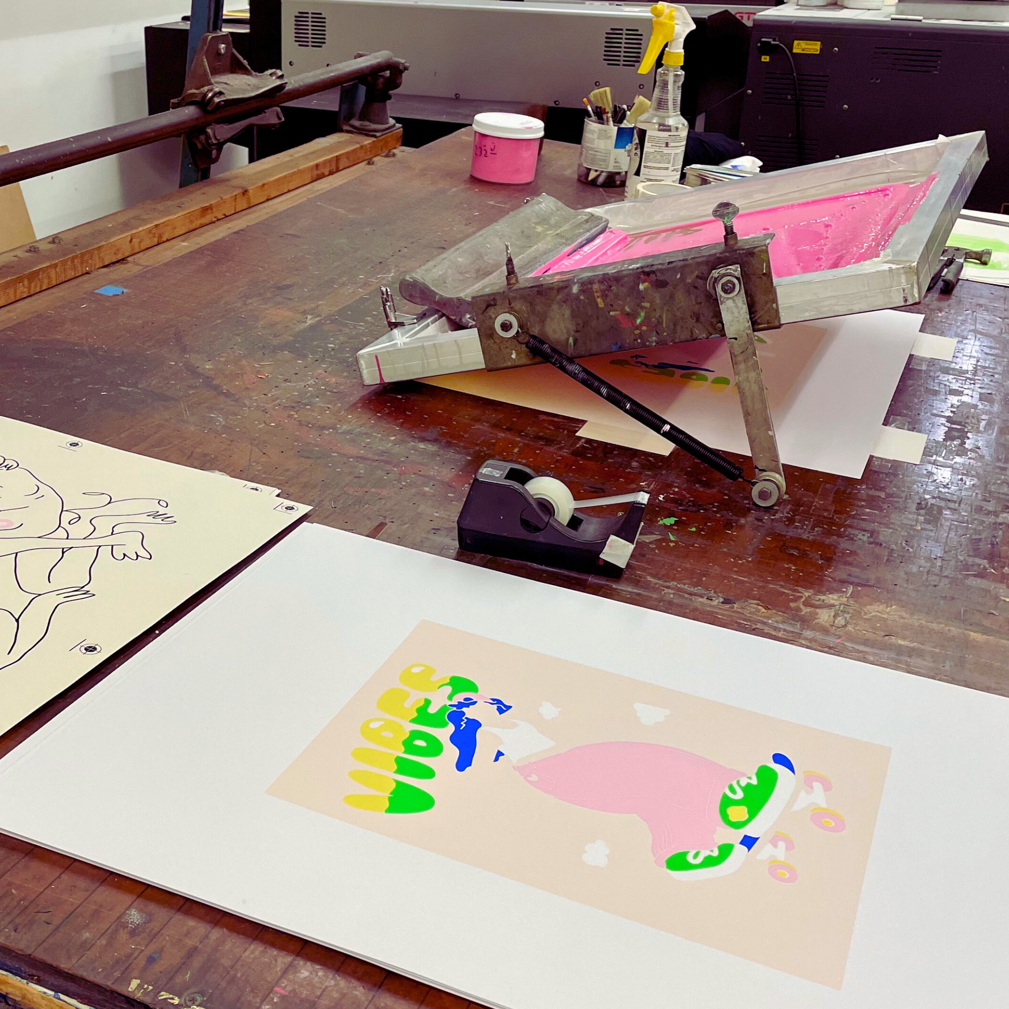 California Vibes Screen Print