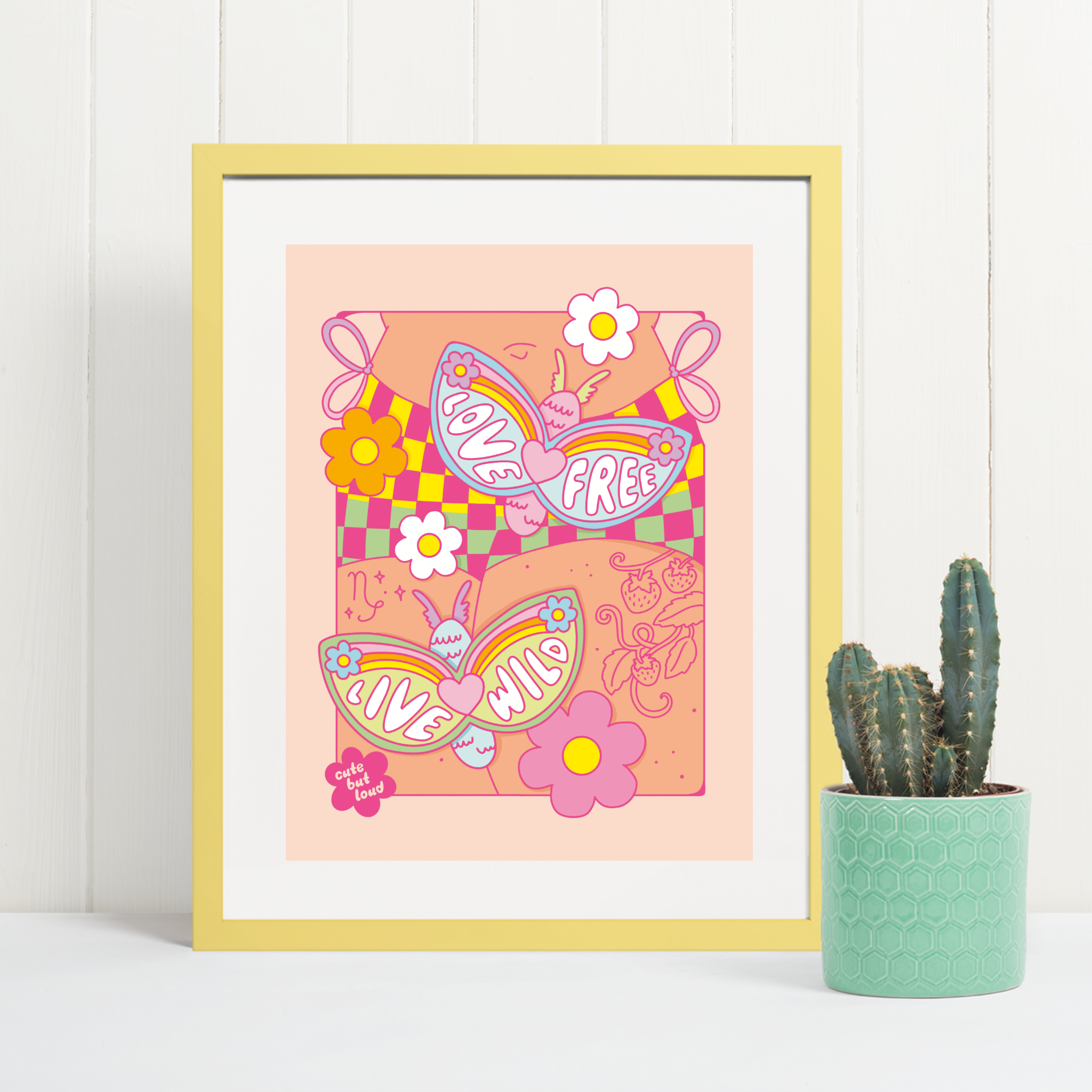 Live Wild Art Print