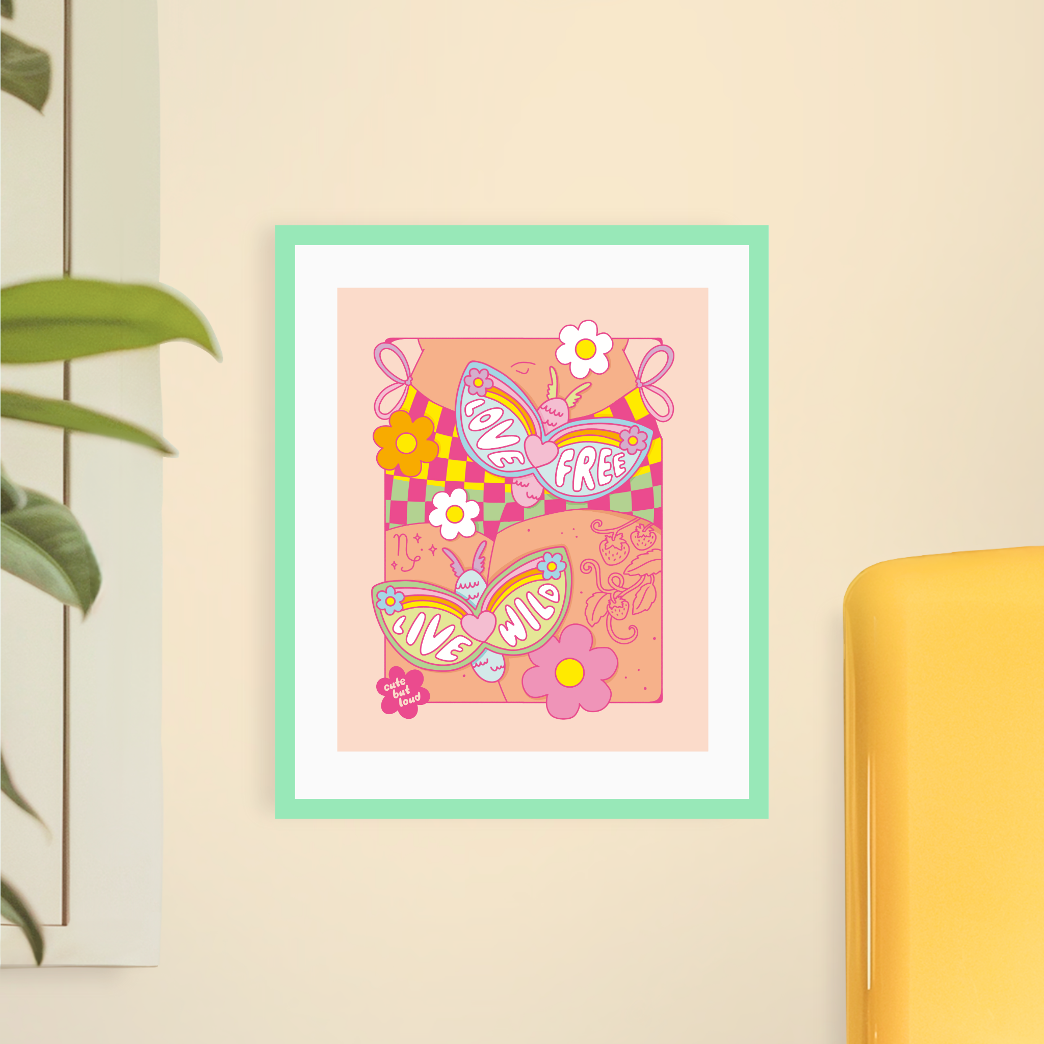 Live Wild Art Print