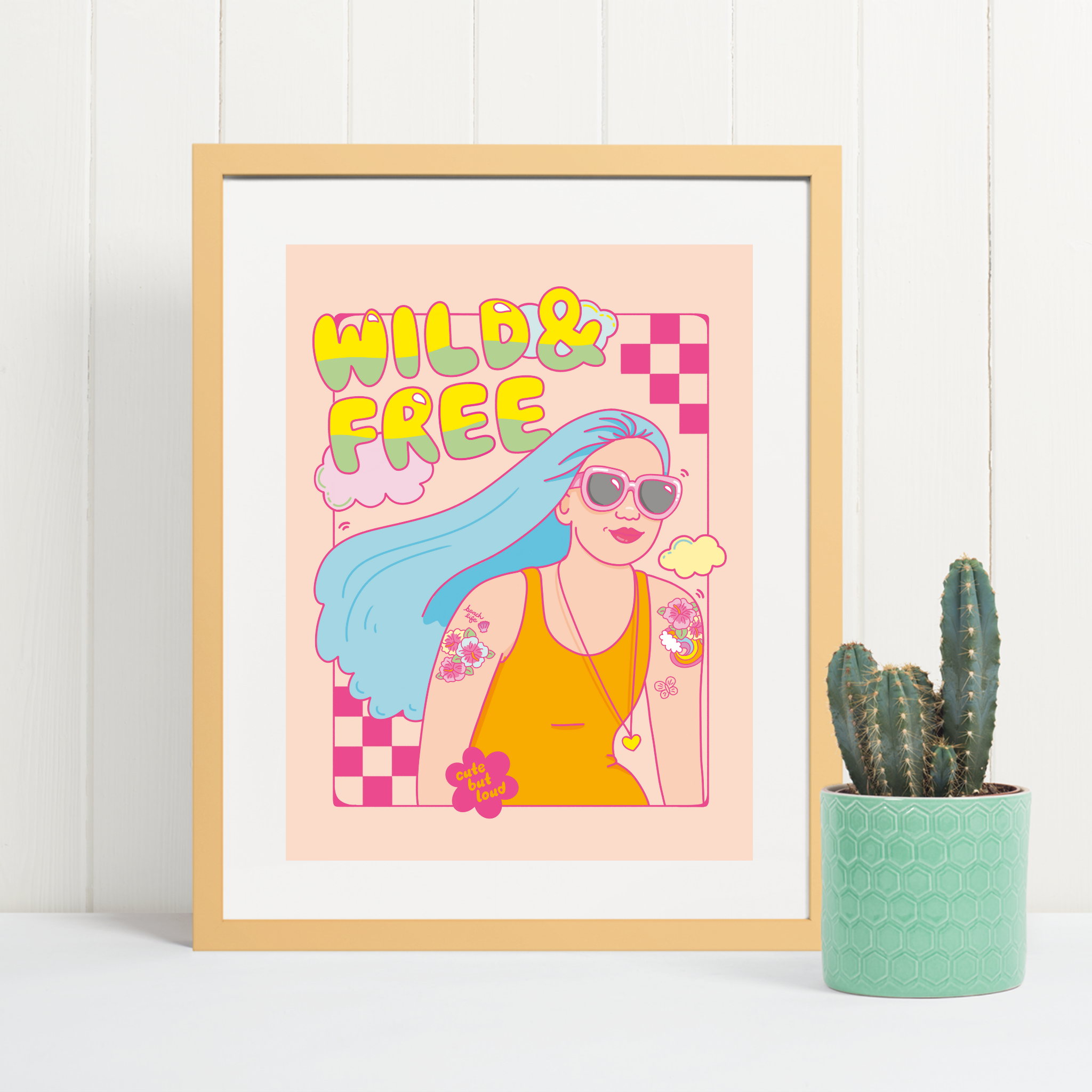 Wild and Free Art Print