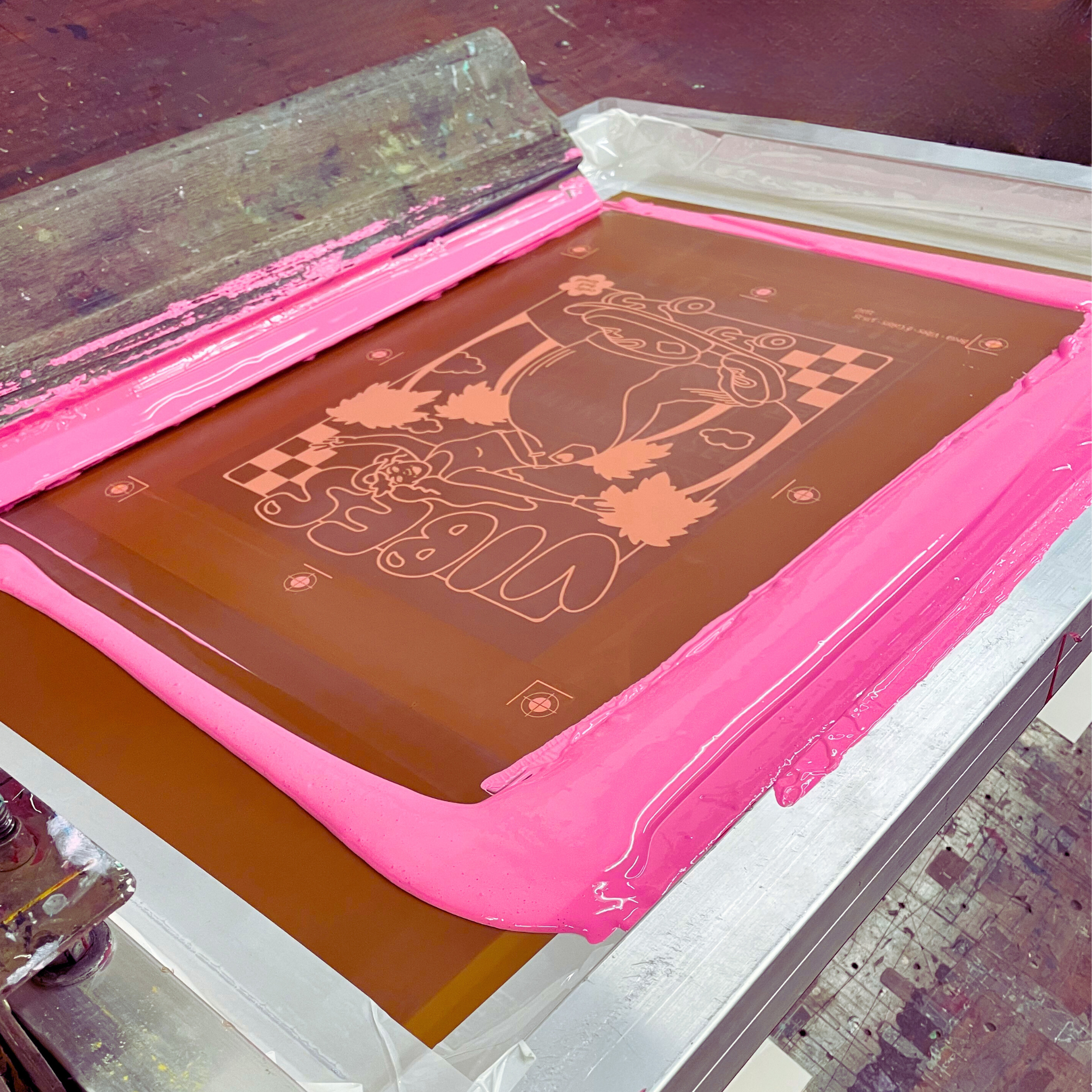 California Vibes Screen Print