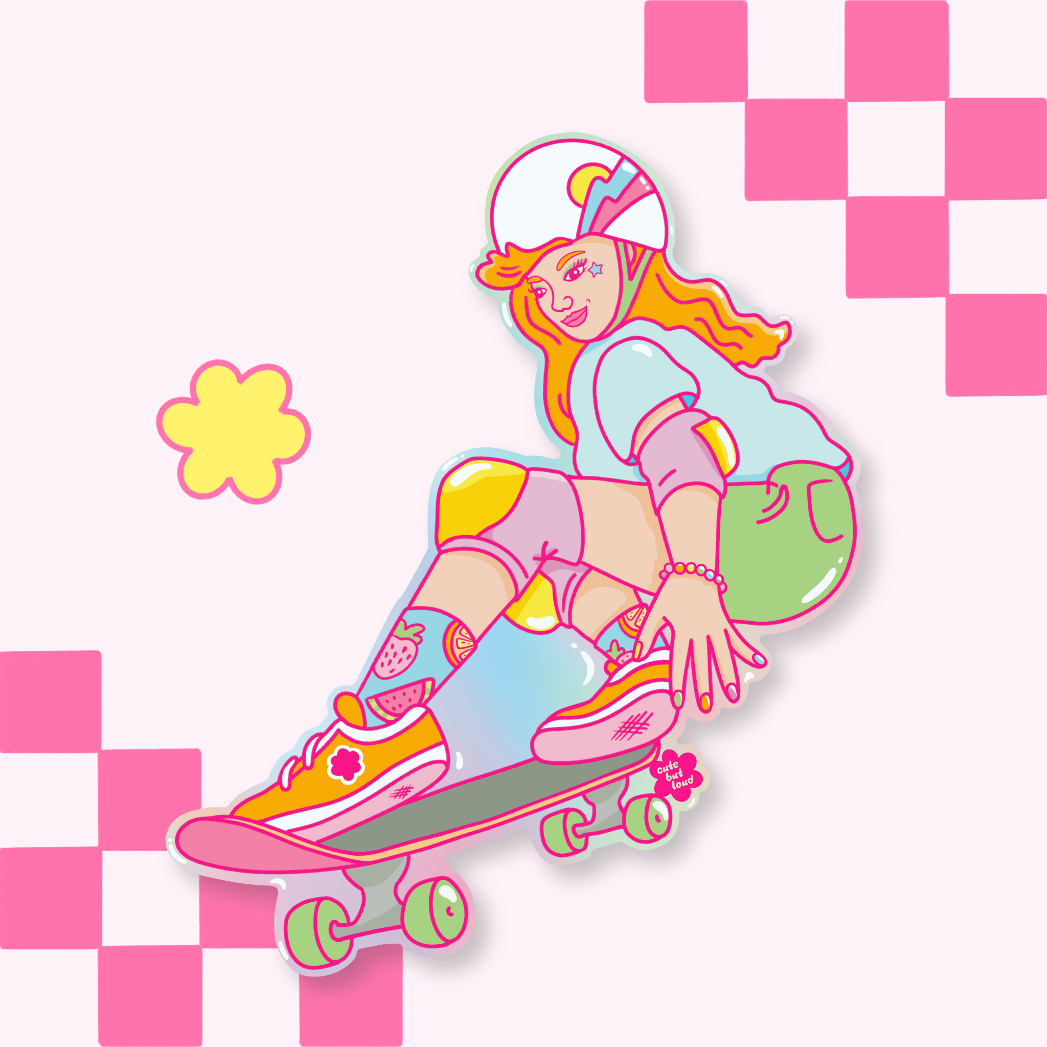 Skateboarder Sticker