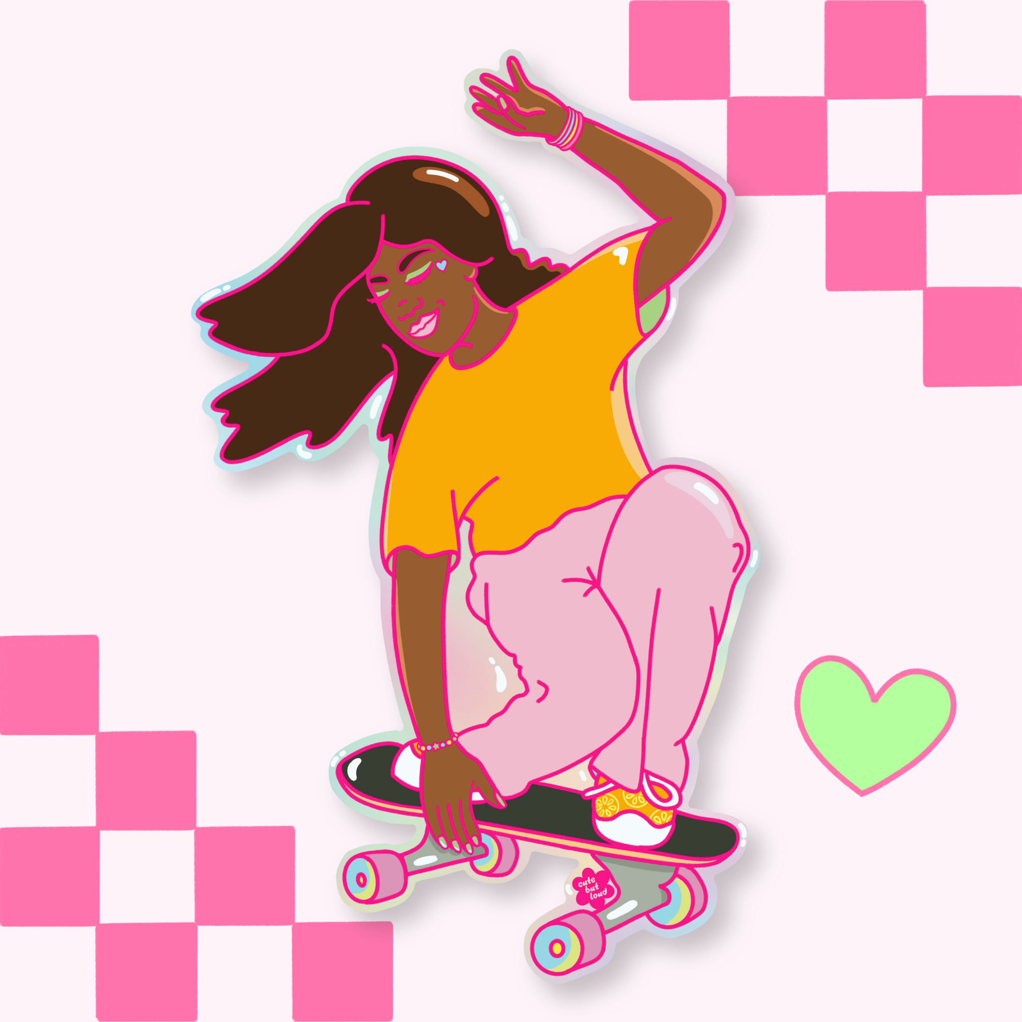 Let's Skate Sticker
