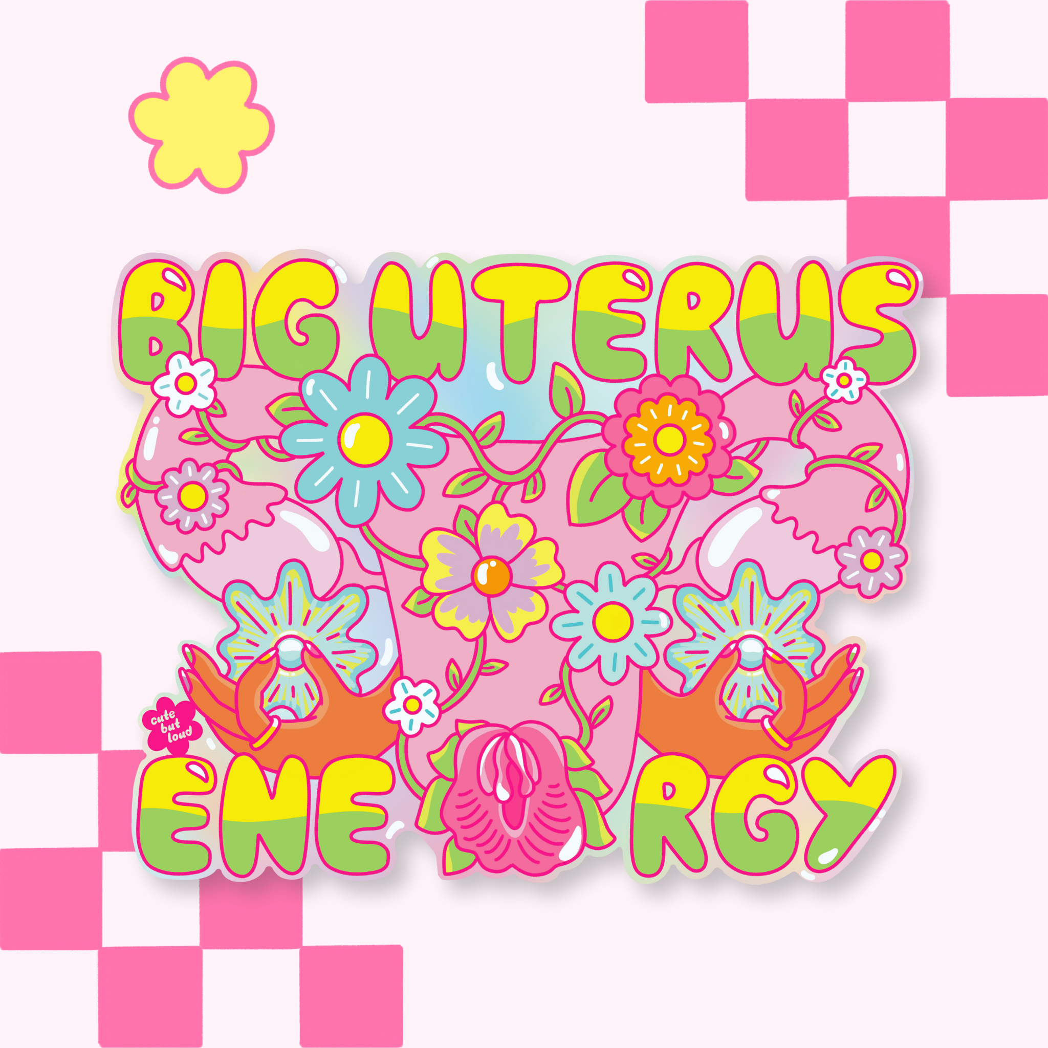 Big Energy Sticker Holographic