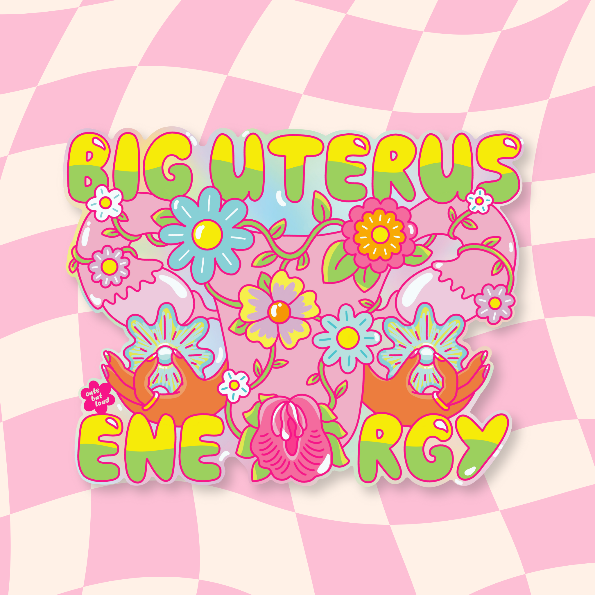 Big Energy Sticker Holographic