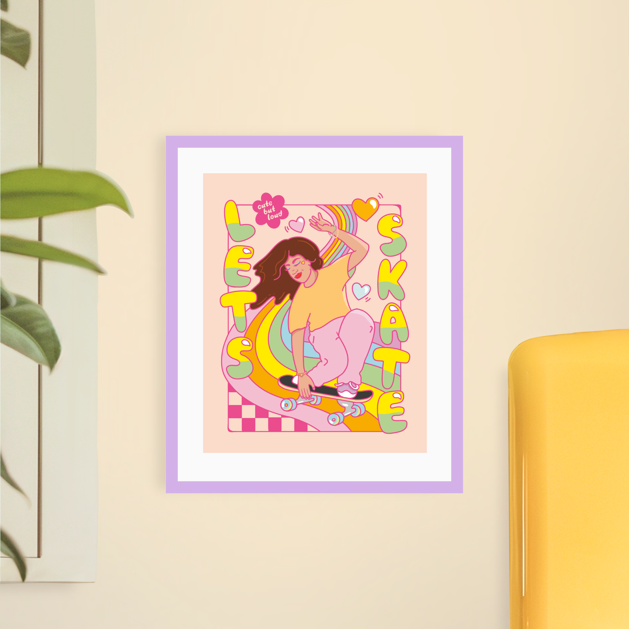 Let's Skate Art Print