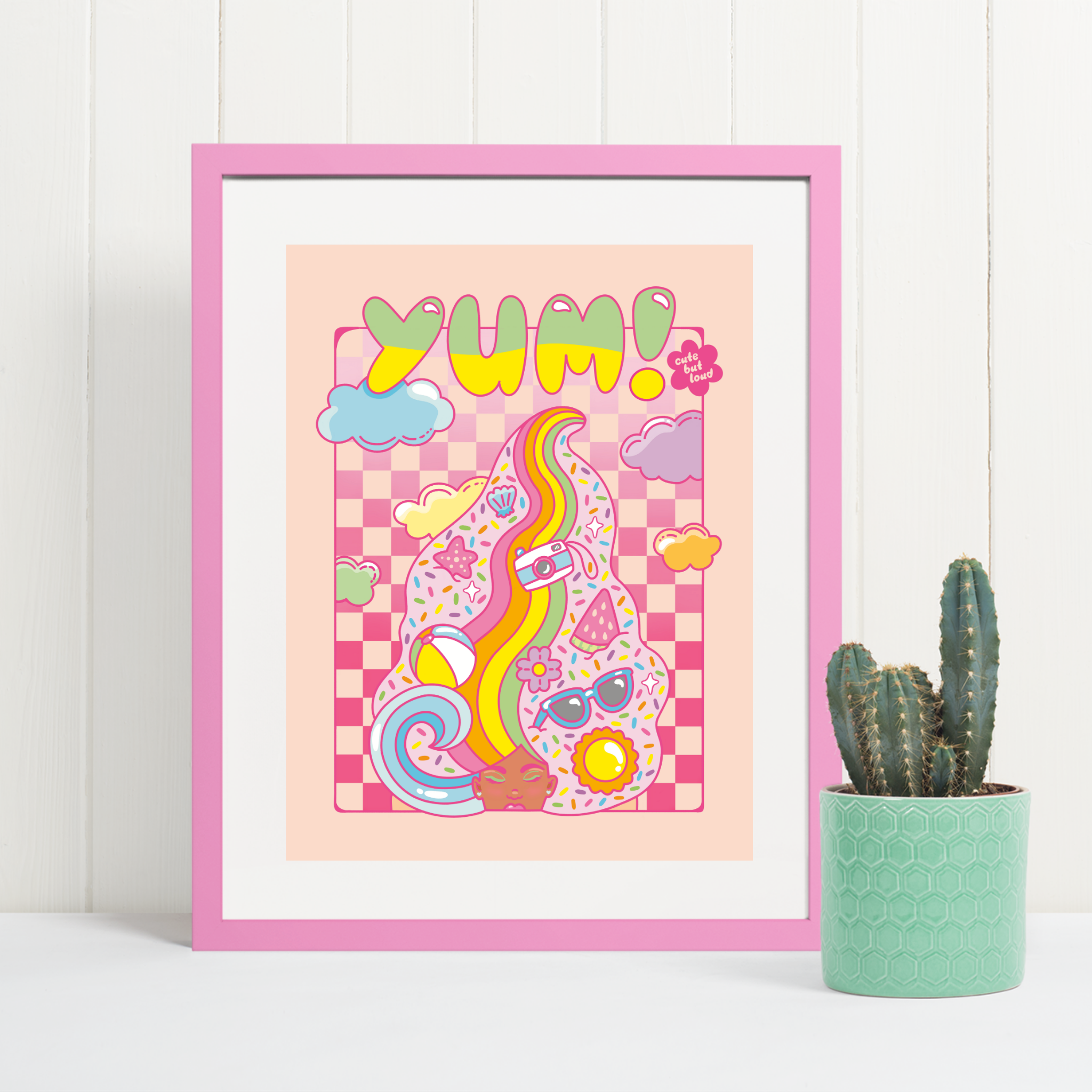Ice Cream Swirl Art Print