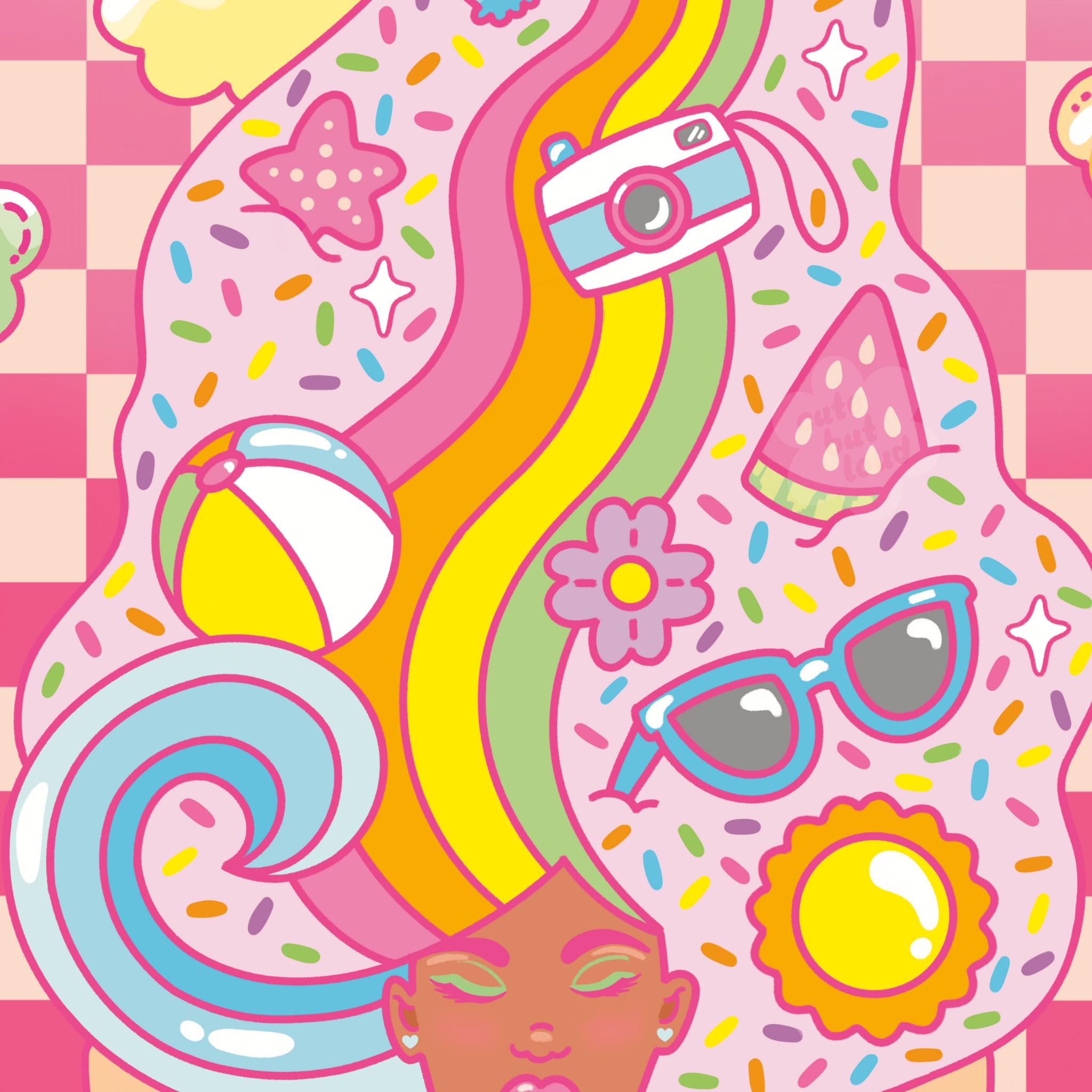 Ice Cream Swirl Art Print