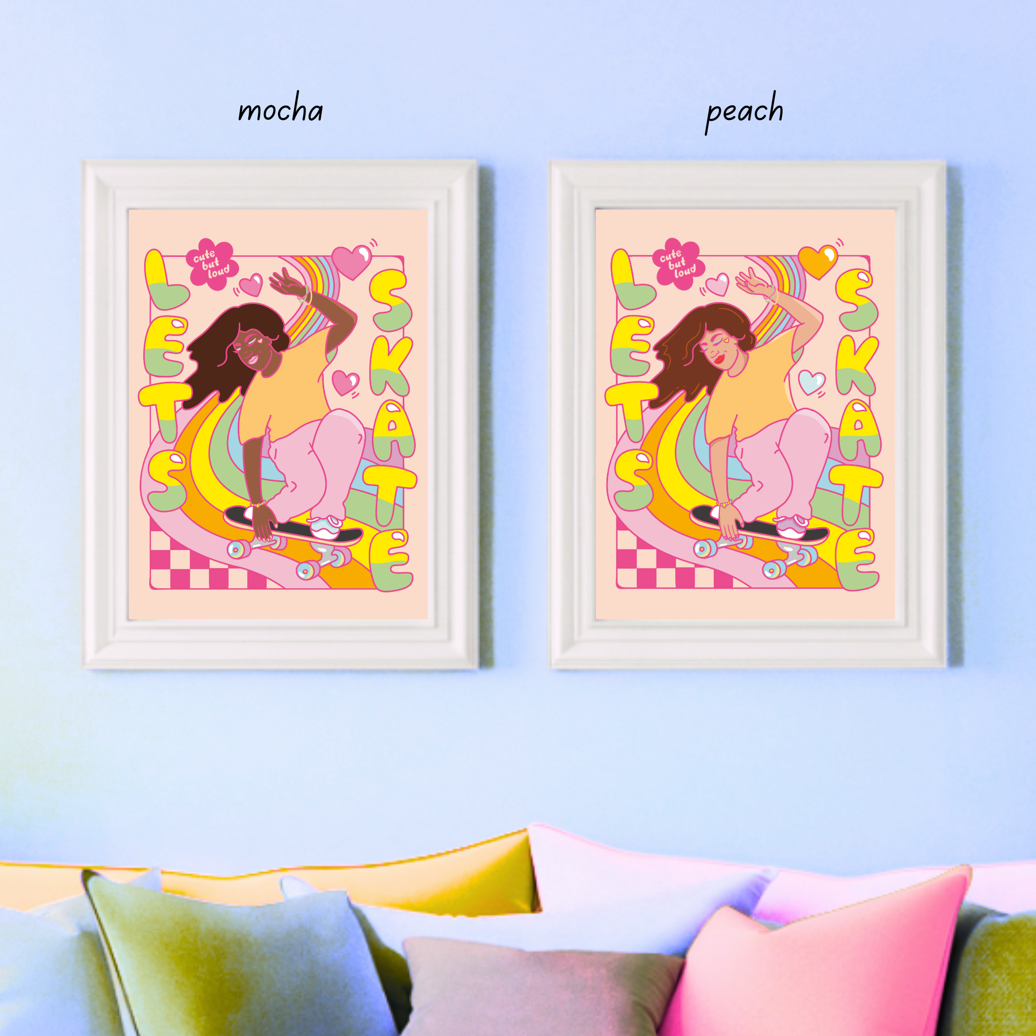 Let's Skate 8x10 Print