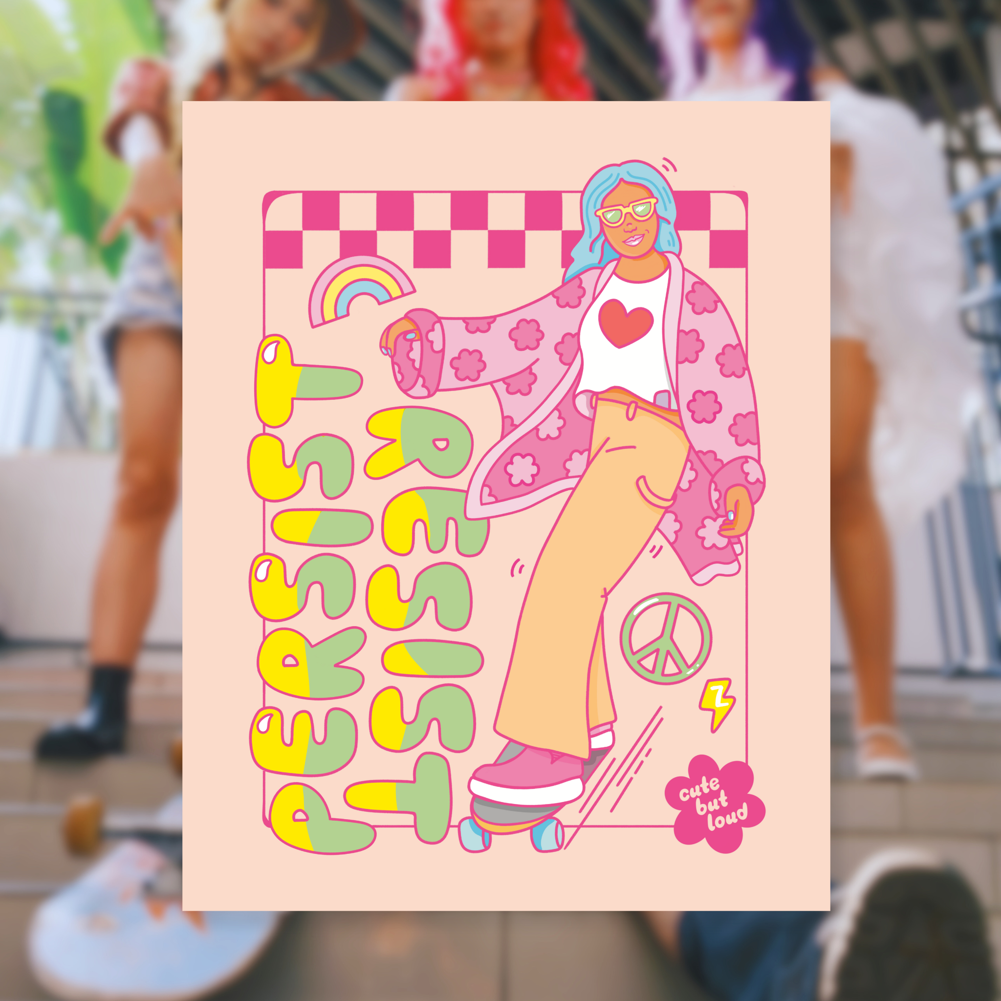 Persist Resist Print Caramel