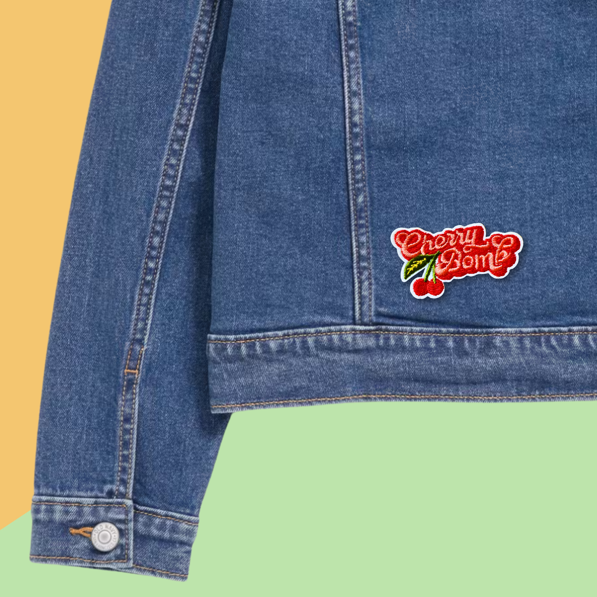 Cherry Bomb Iron-On Patch