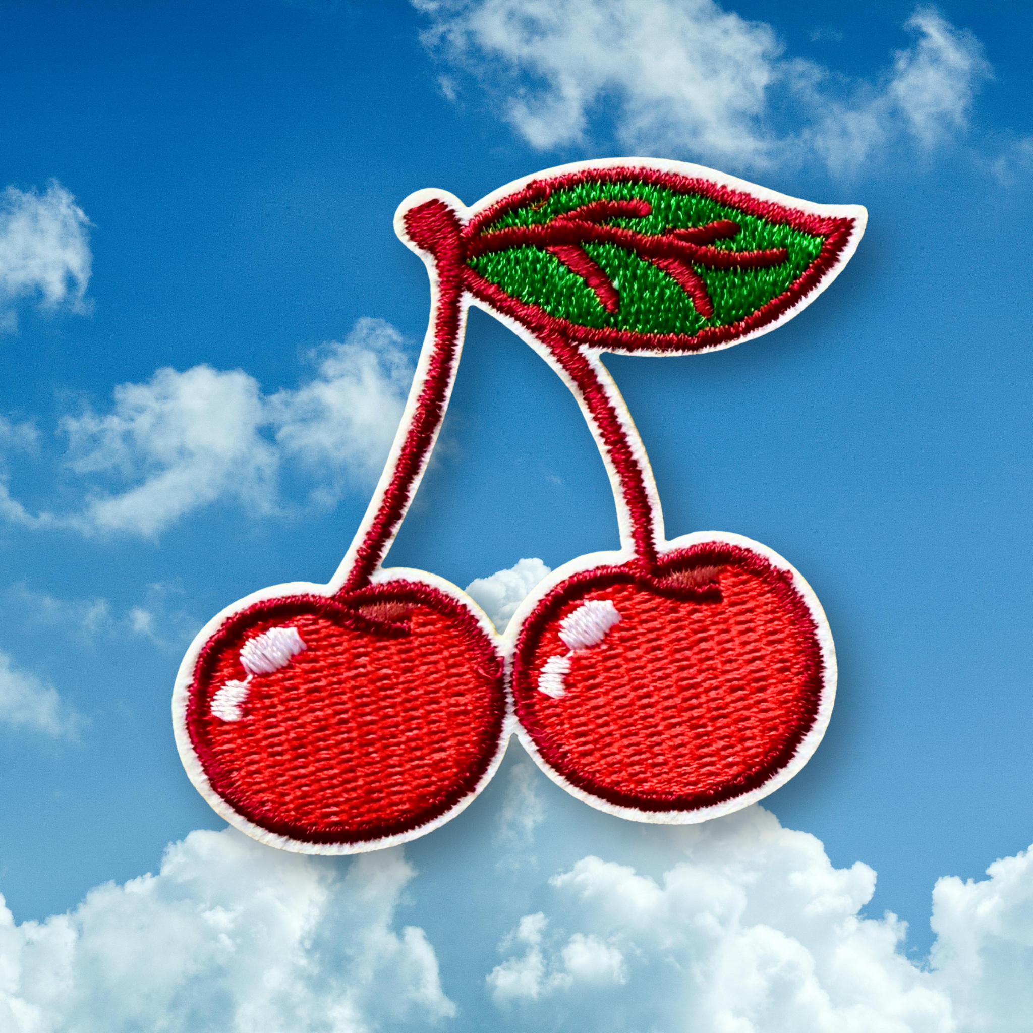 Juicy Cherries Iron-On Patch