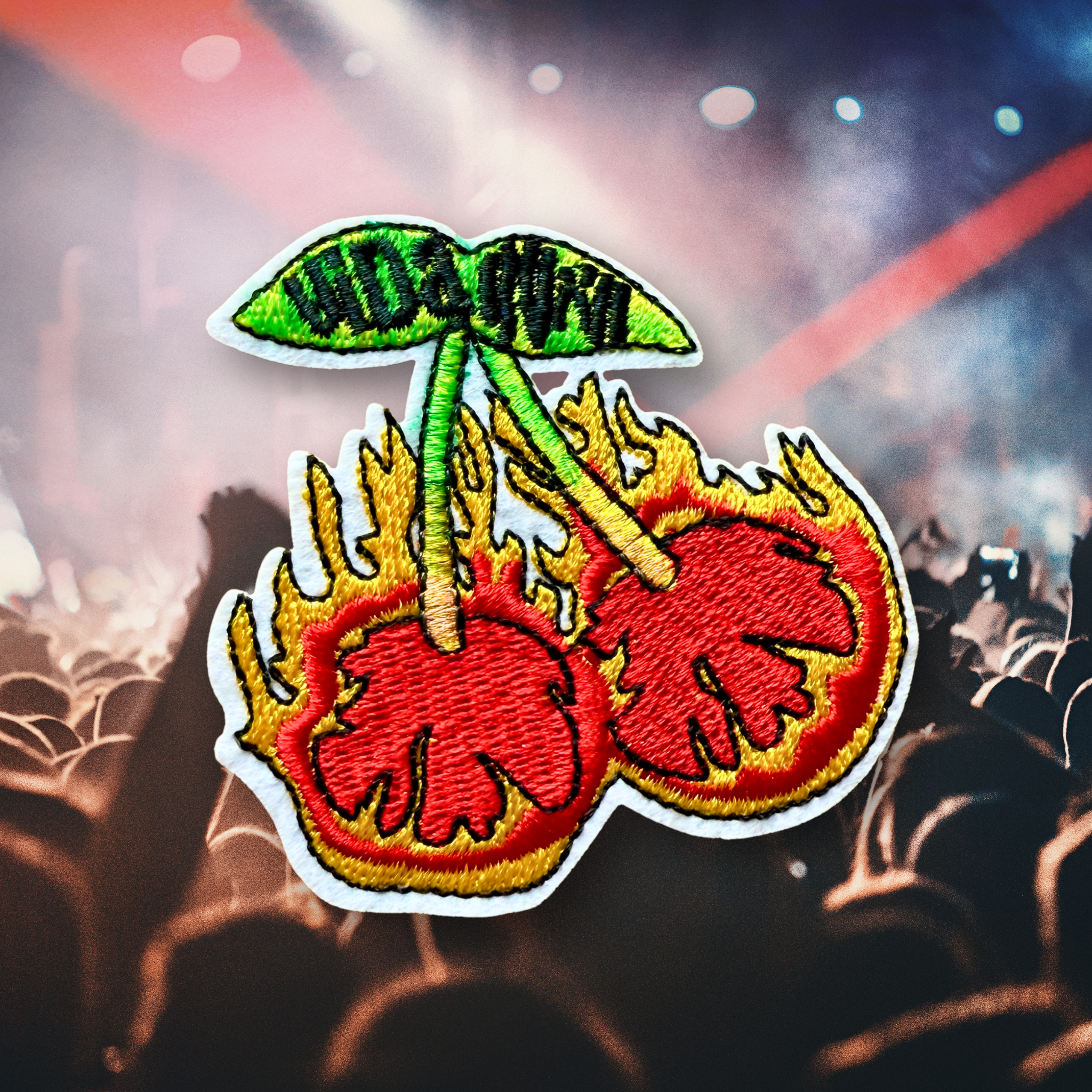 Flaming Hot Cherries Patch