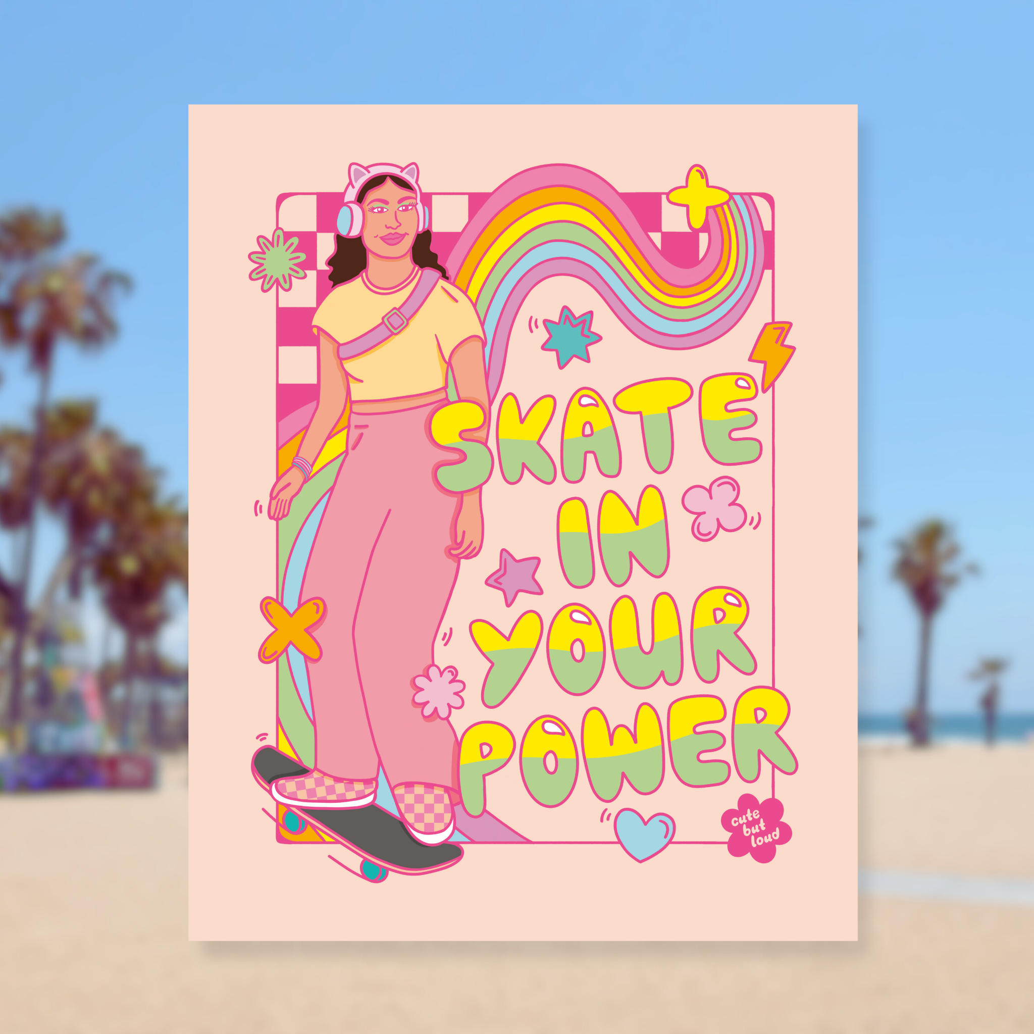 Skate In Your Power Print