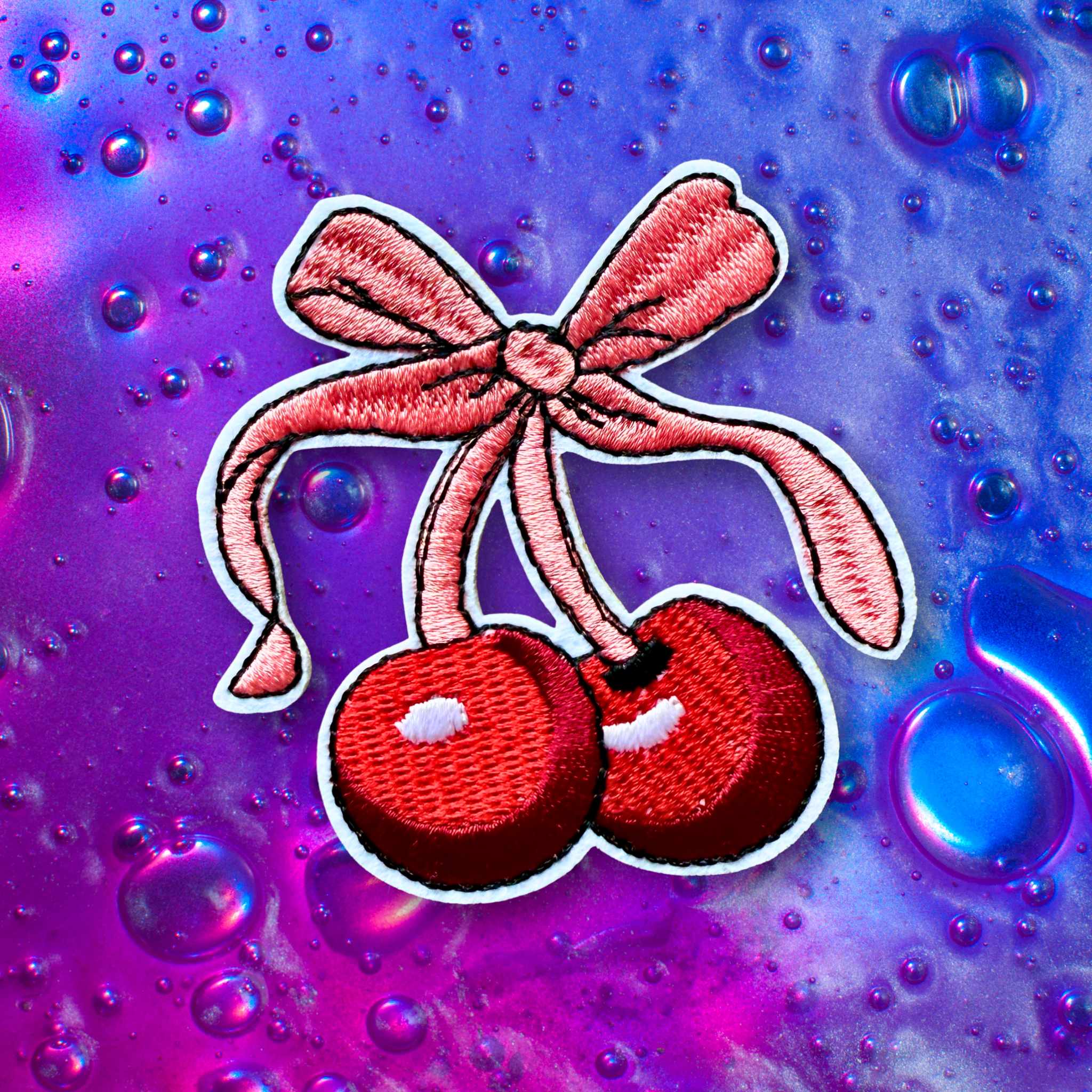 Cherry Bows Patch