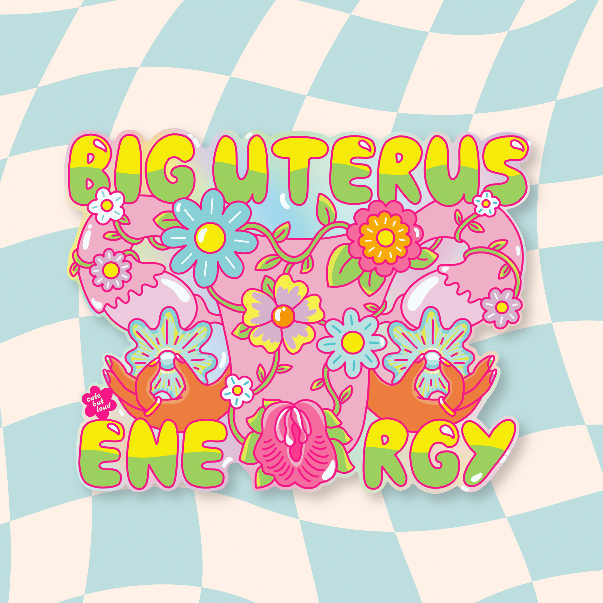 Big Energy Sticker Holographic