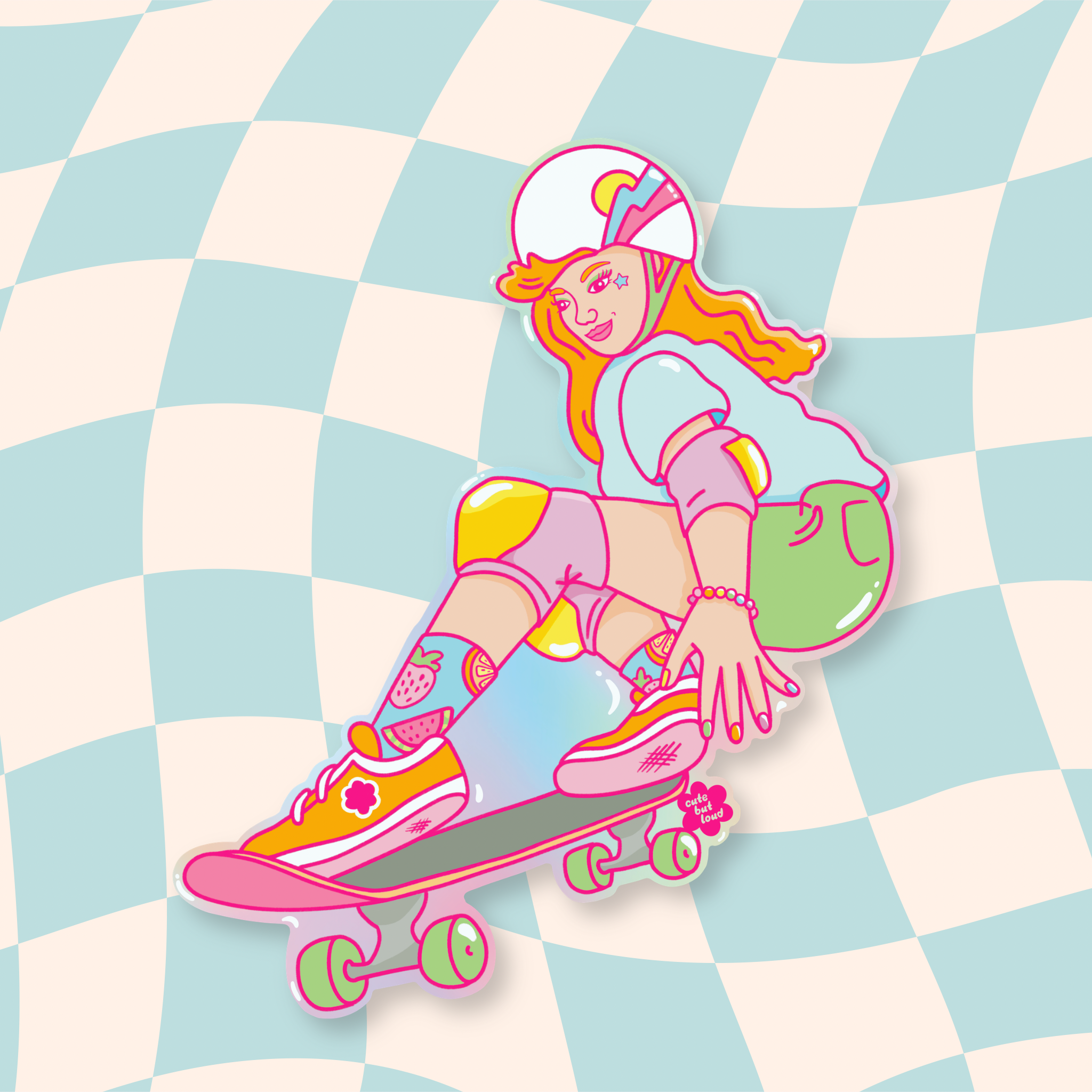 Skateboarder Sticker