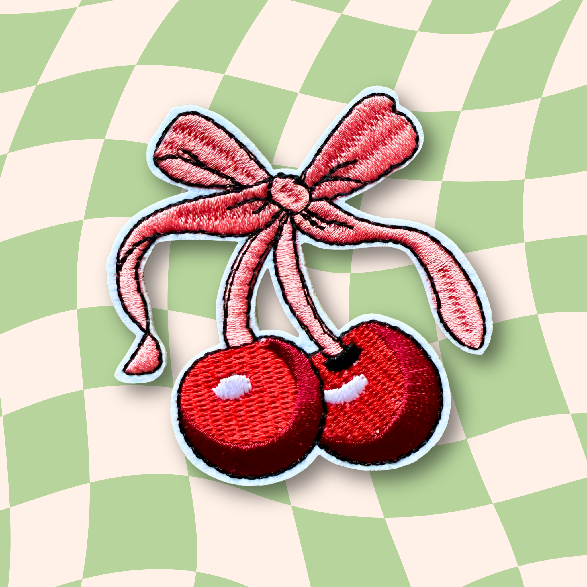 Cherry Bows Patch