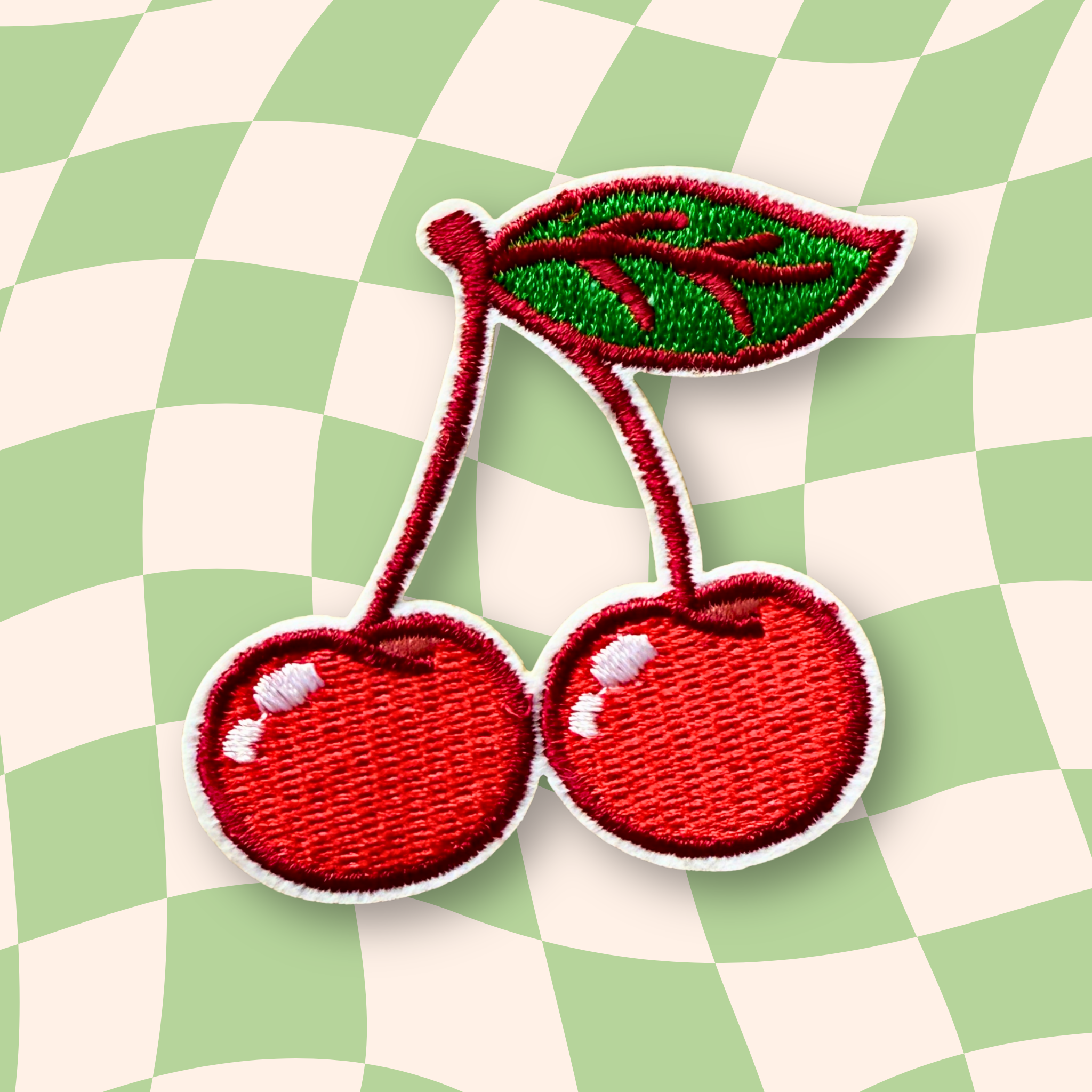 Juicy Cherries Iron-On Patch