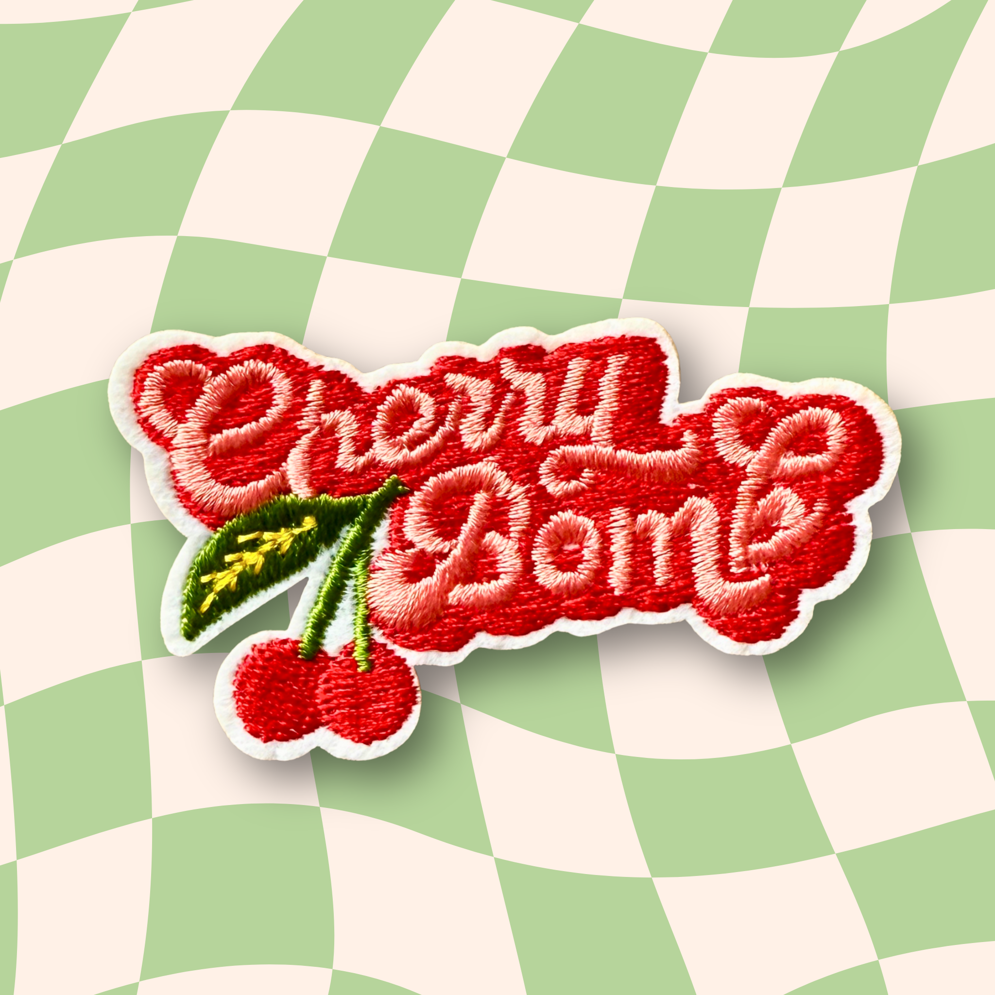 Cherry Bomb Iron-On Patch