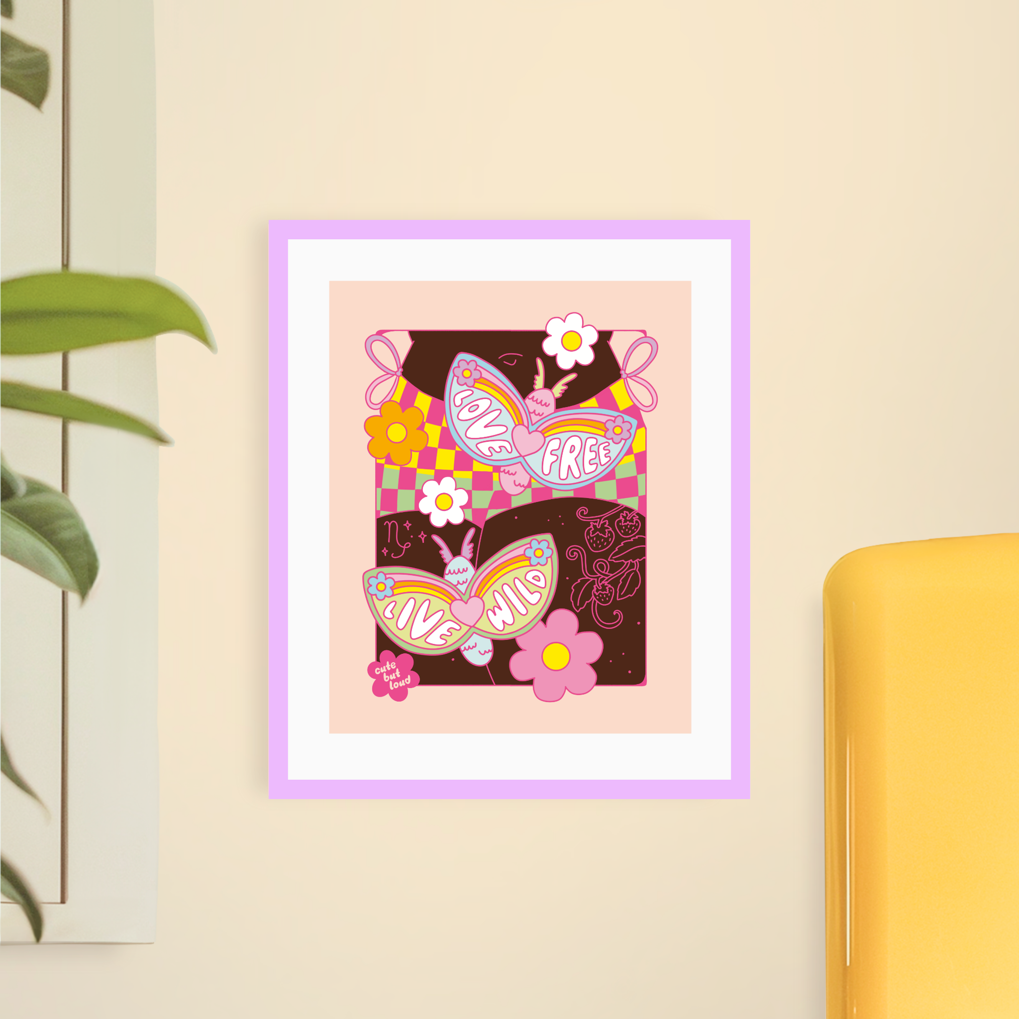 Live Wild Art Print