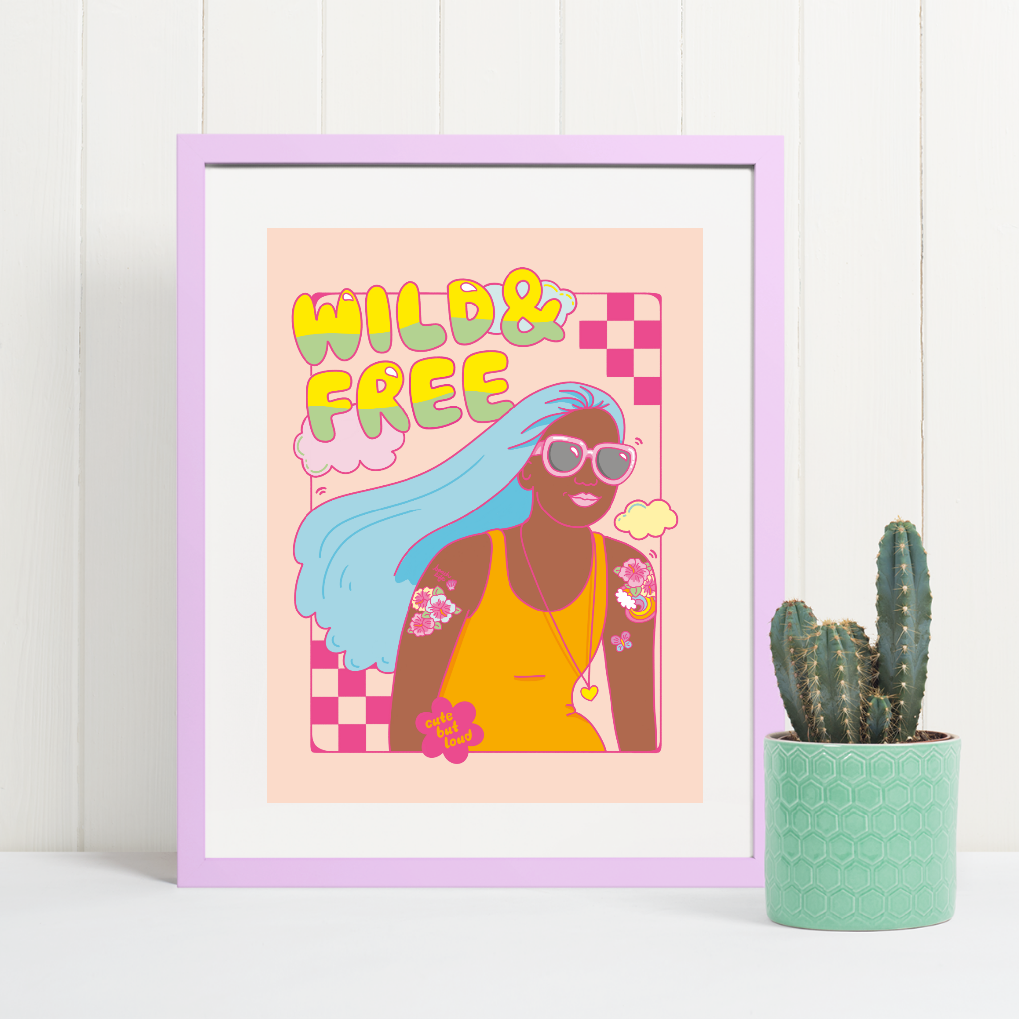 Wild and Free Art Print