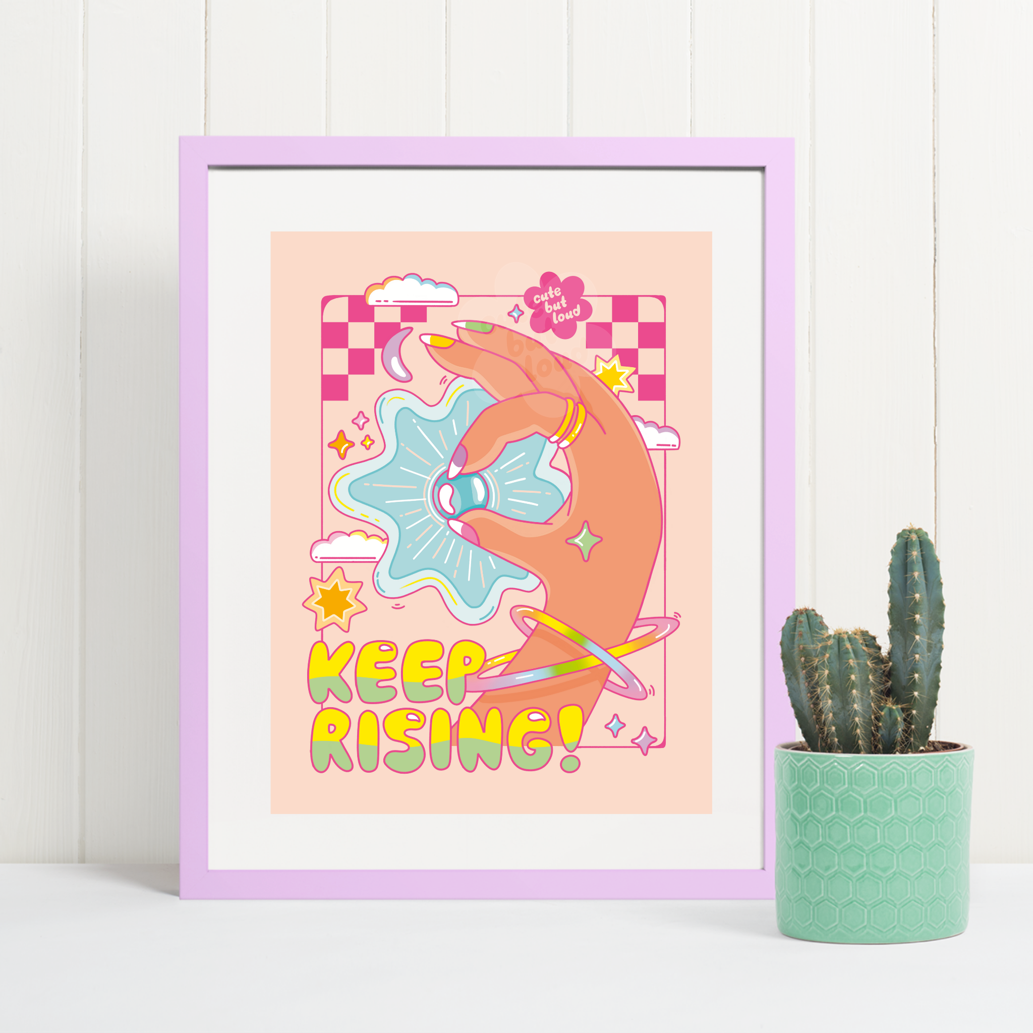 Keep Rising Art Print