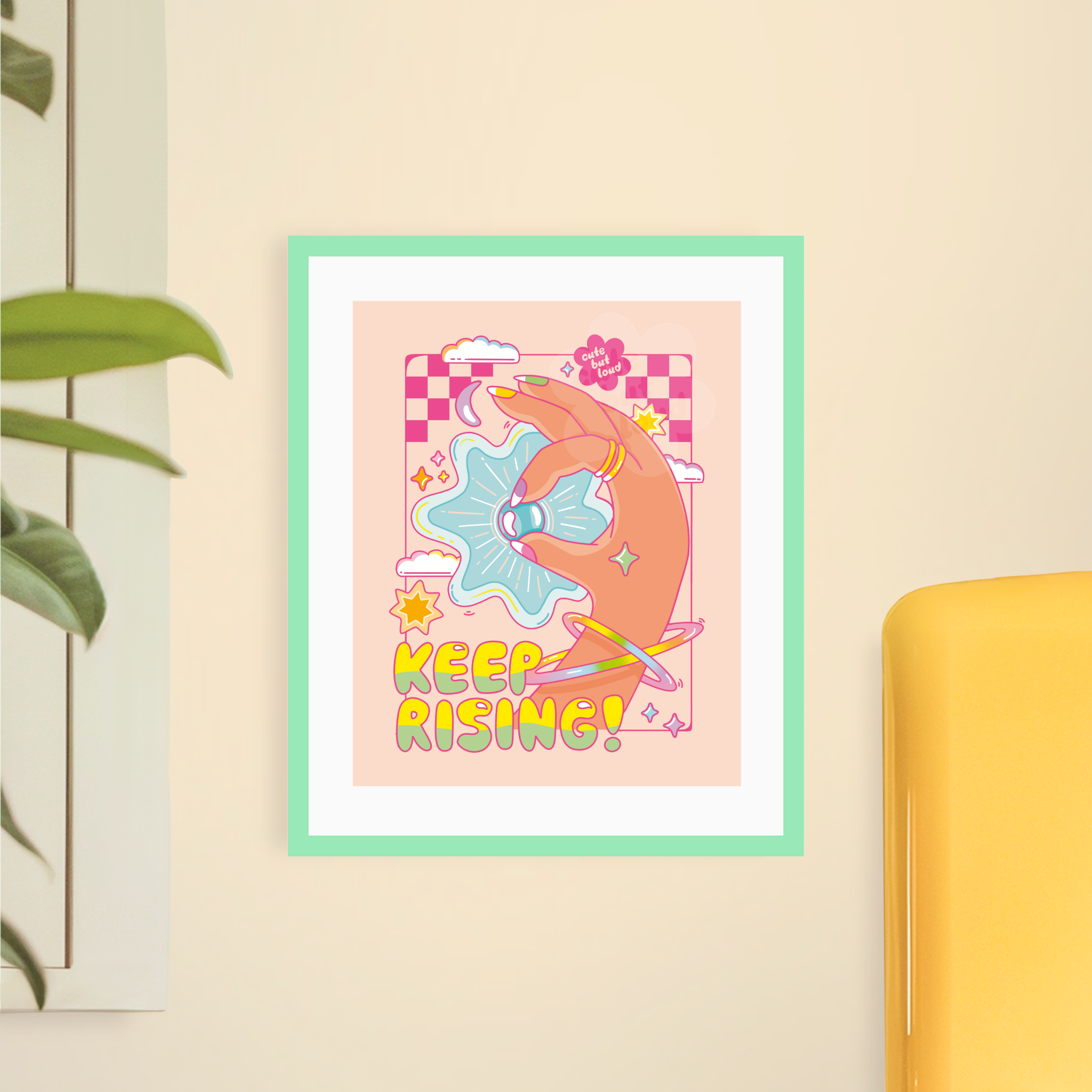 Keep Rising Art Print
