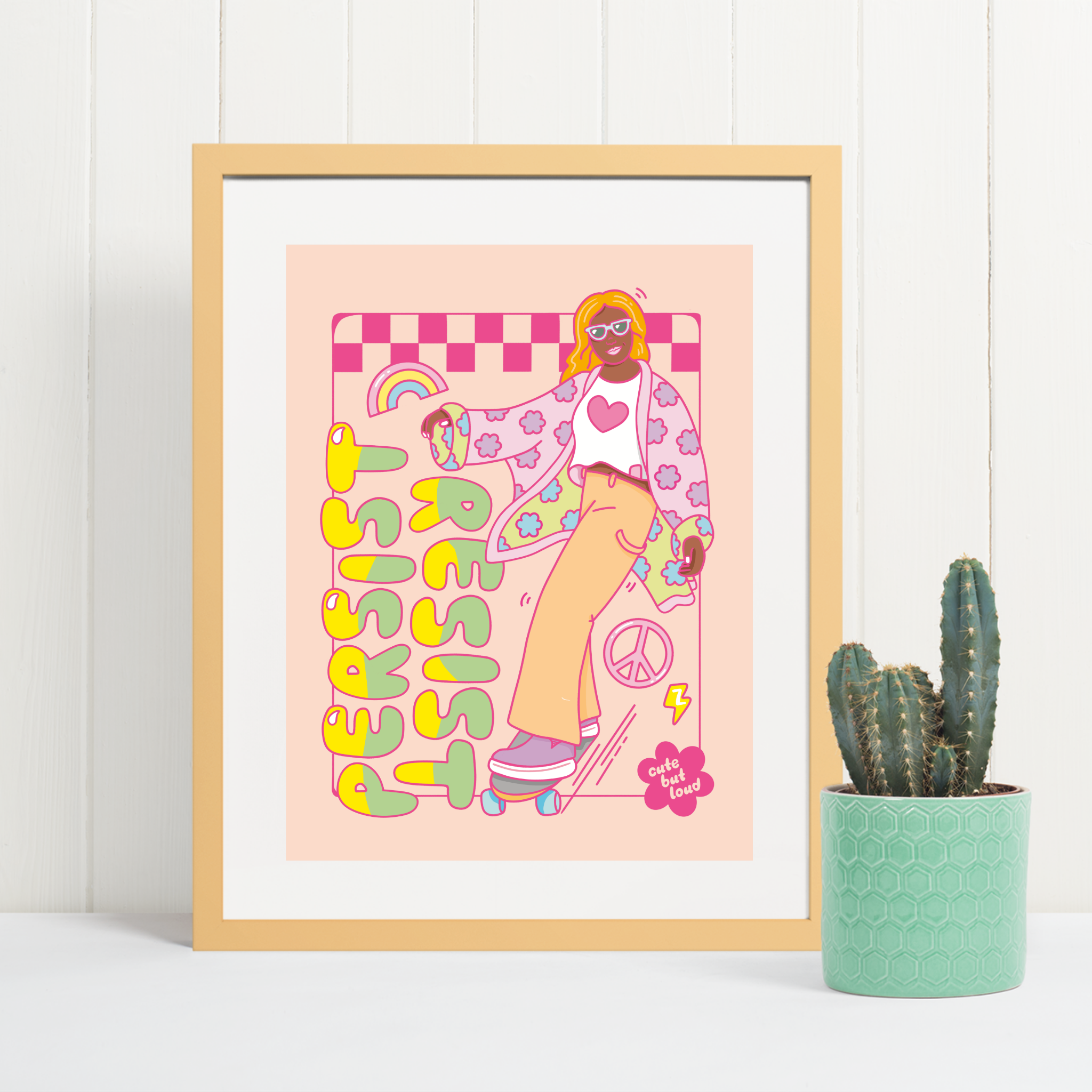 Persist and Resist Art Print