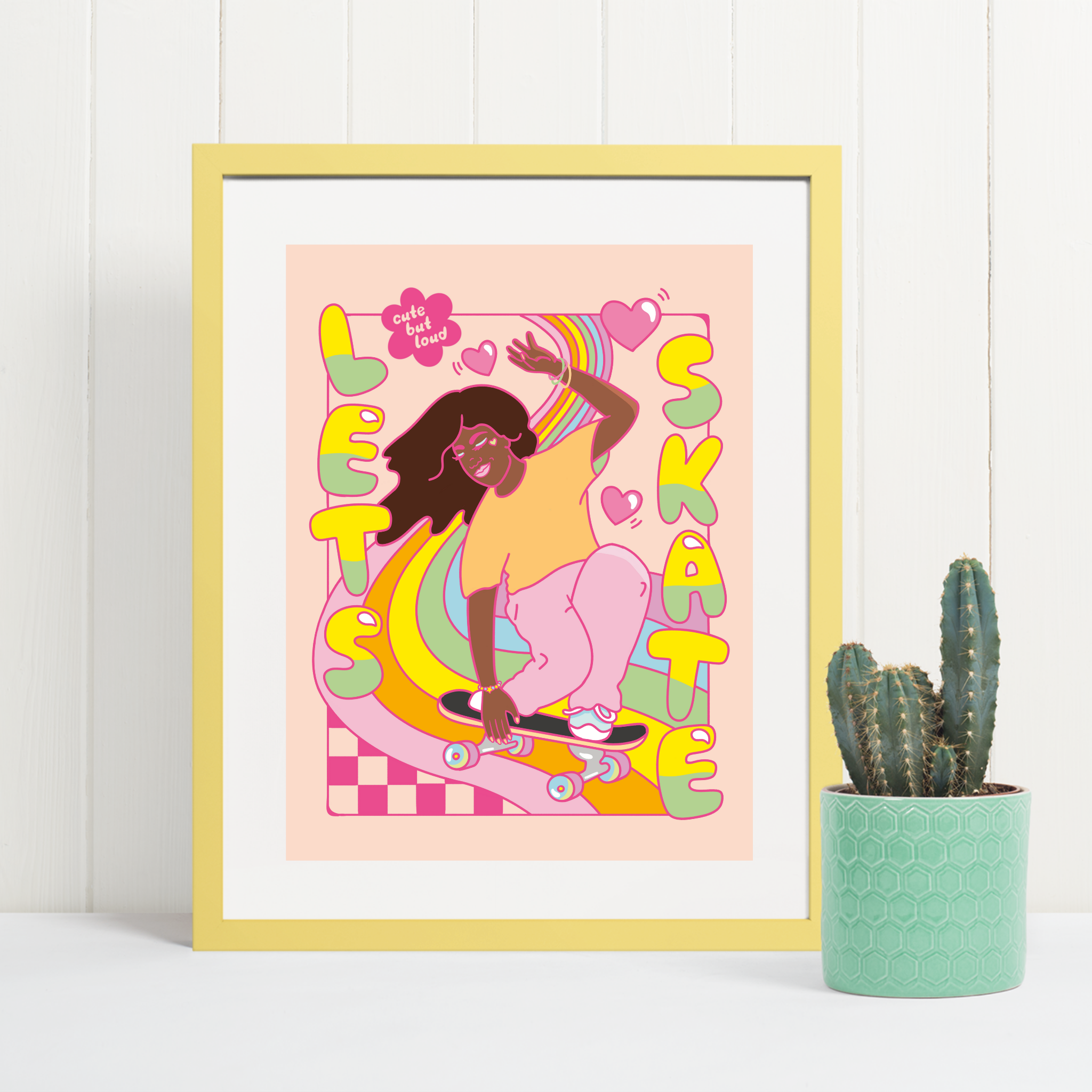 Let's Skate Art Print