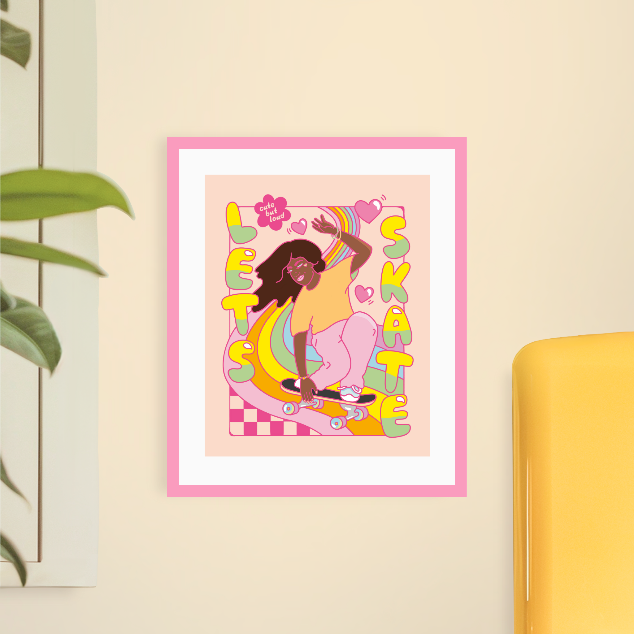 Let's Skate Art Print