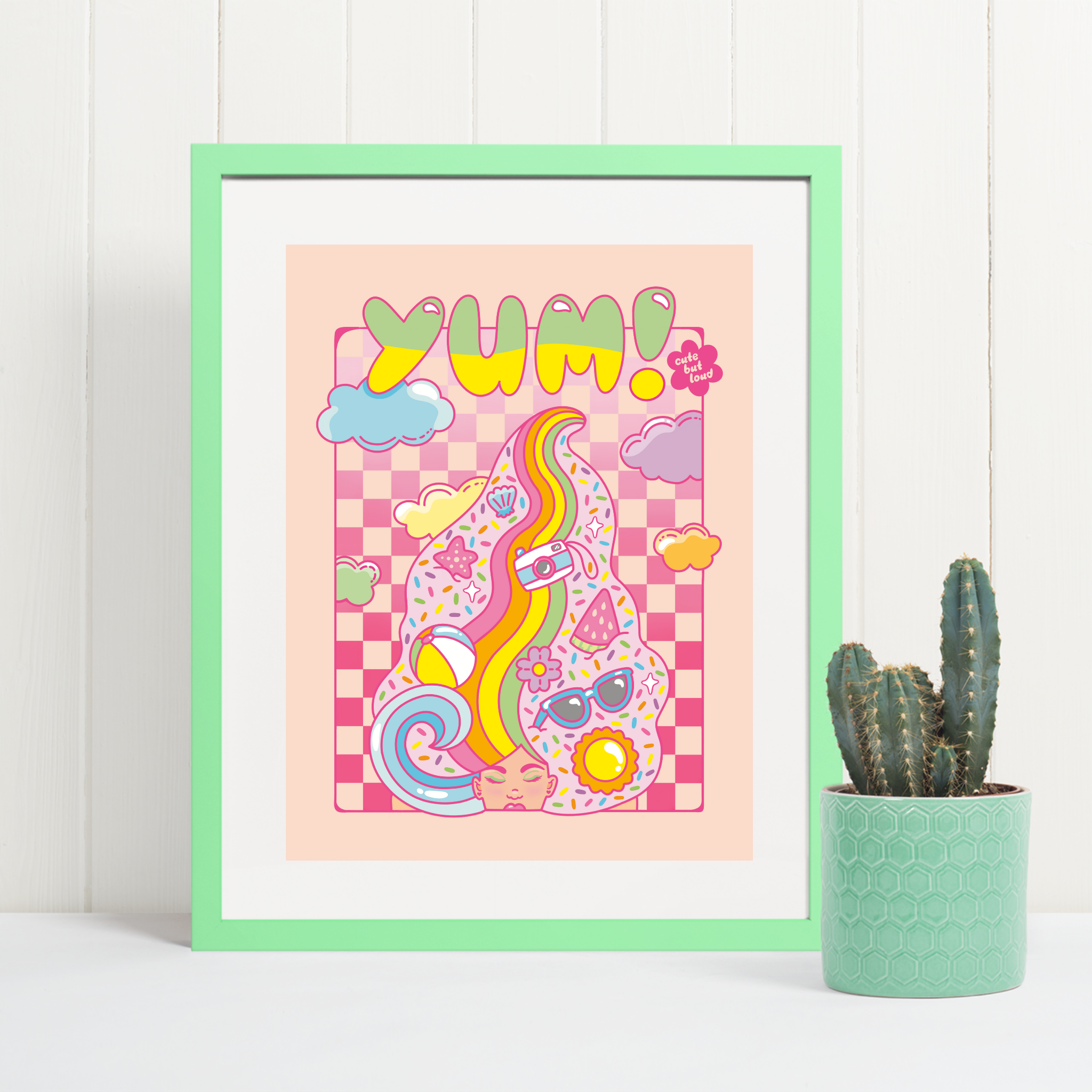 Ice Cream Swirl Art Print