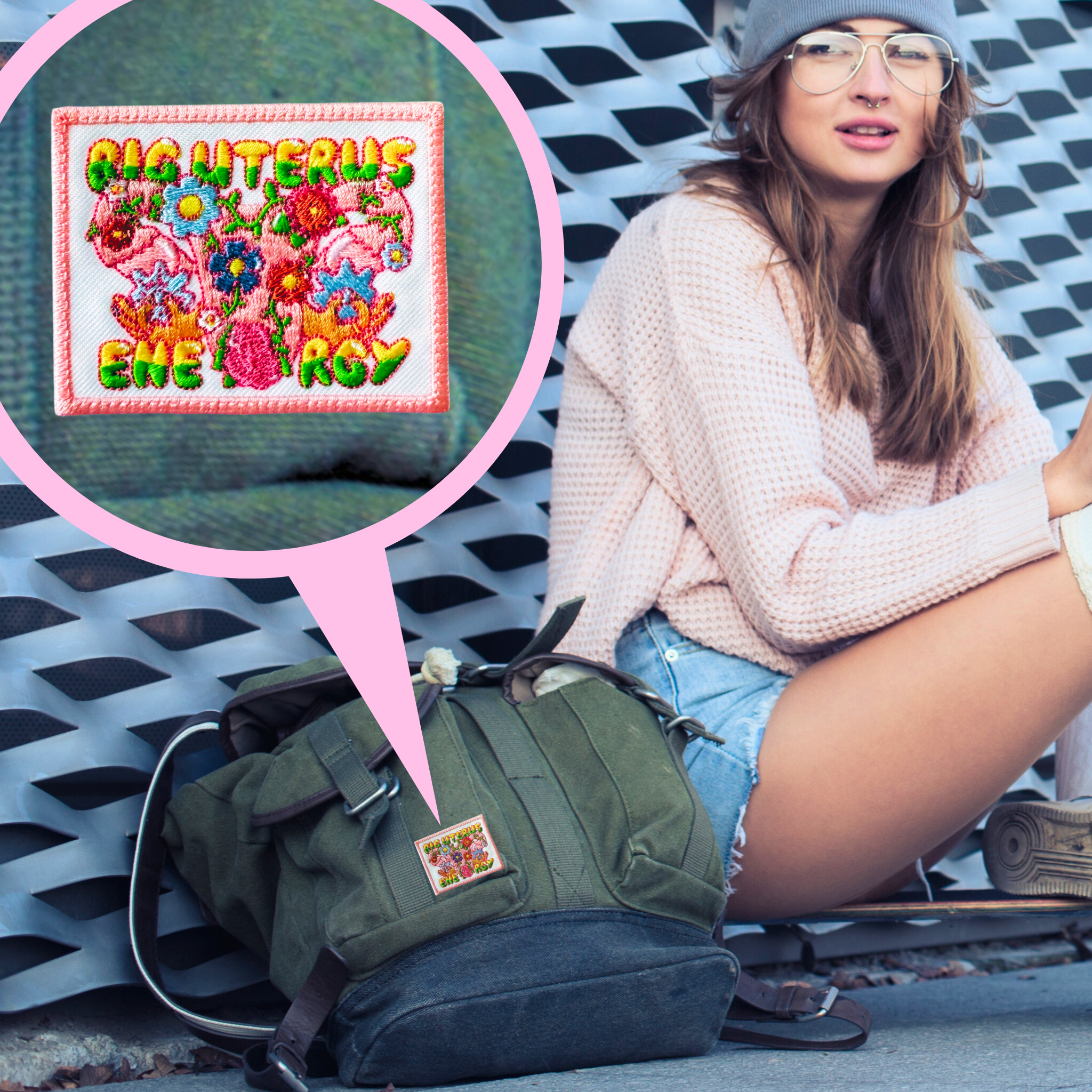 Big Energy Embroidered Patch