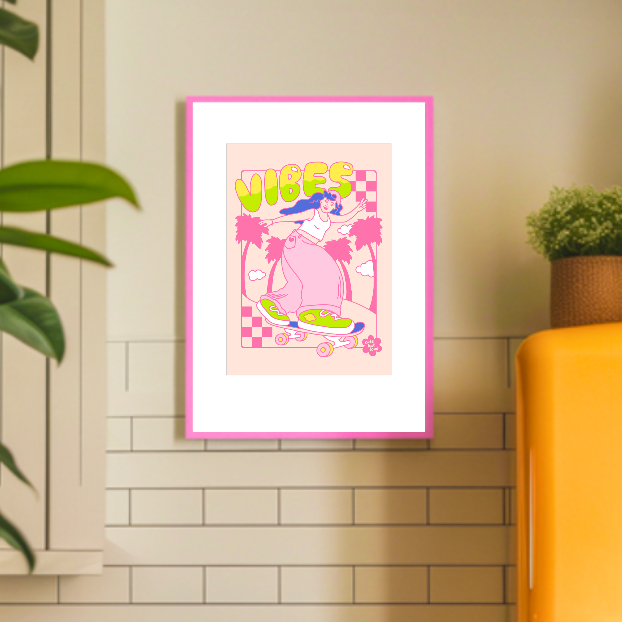 California Vibes Art Print 11x14