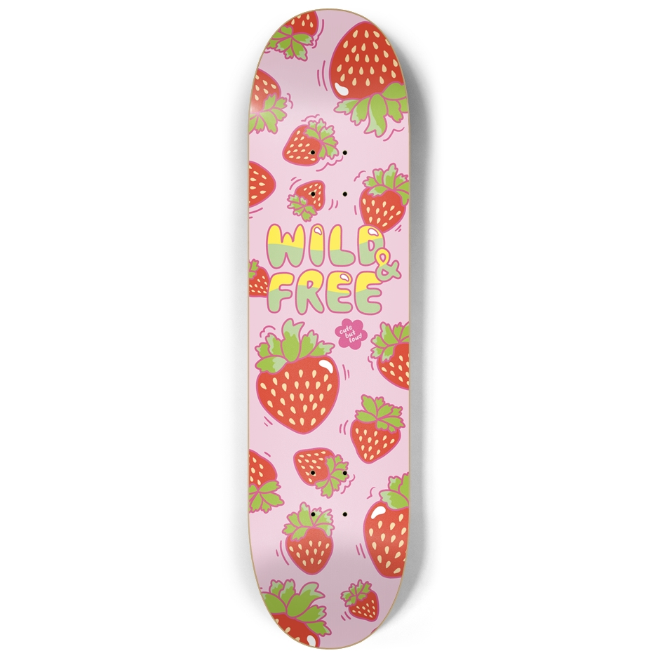 Strawberry Skateboard