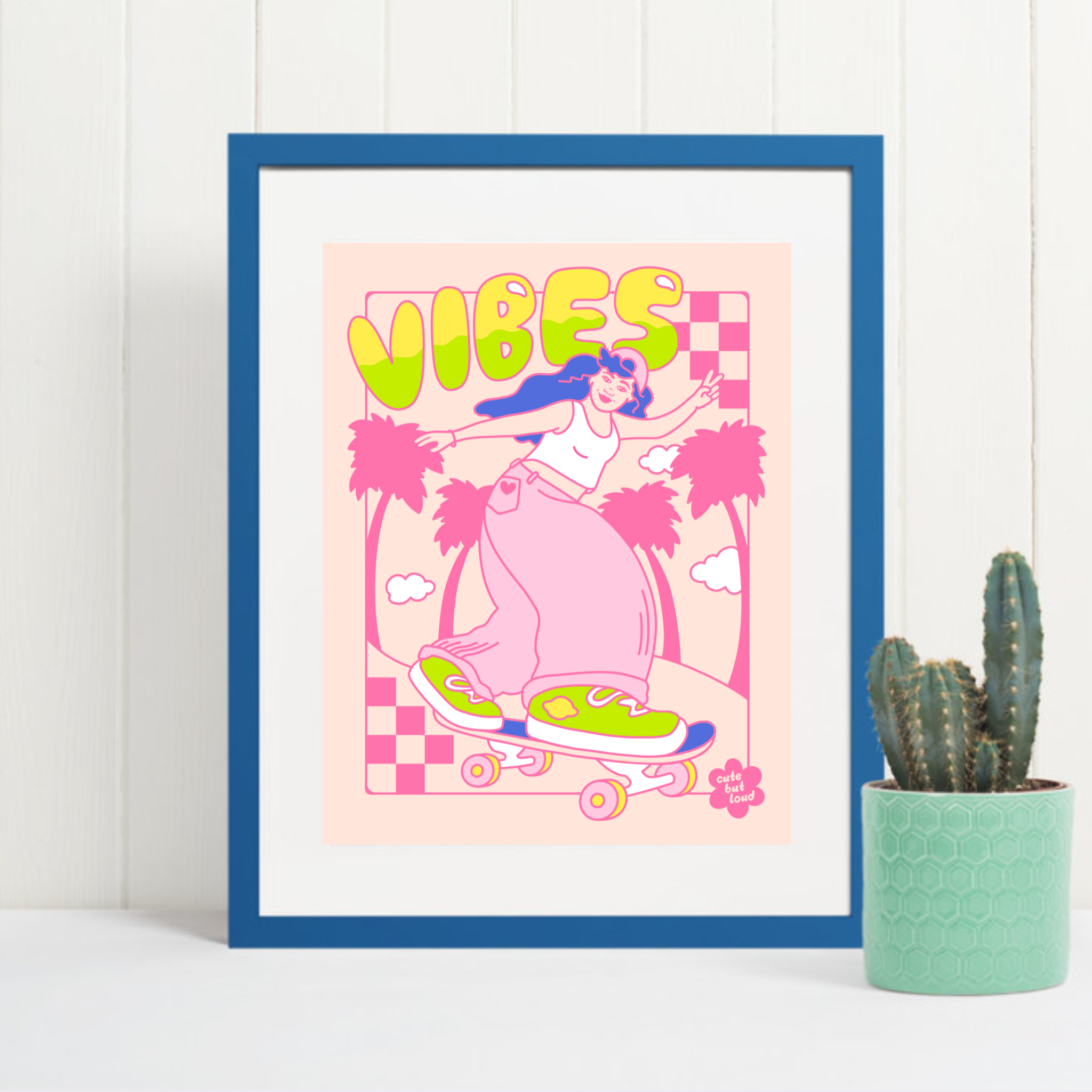 California Vibes Art Print 11x14