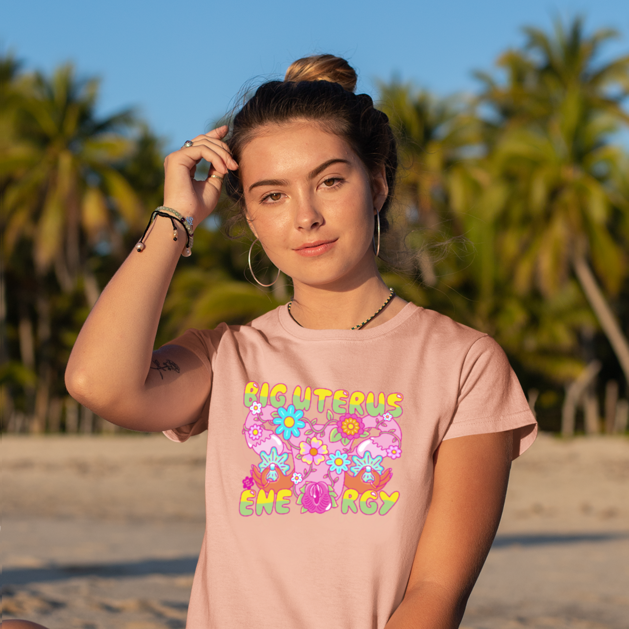 Big Energy Tee Peachy