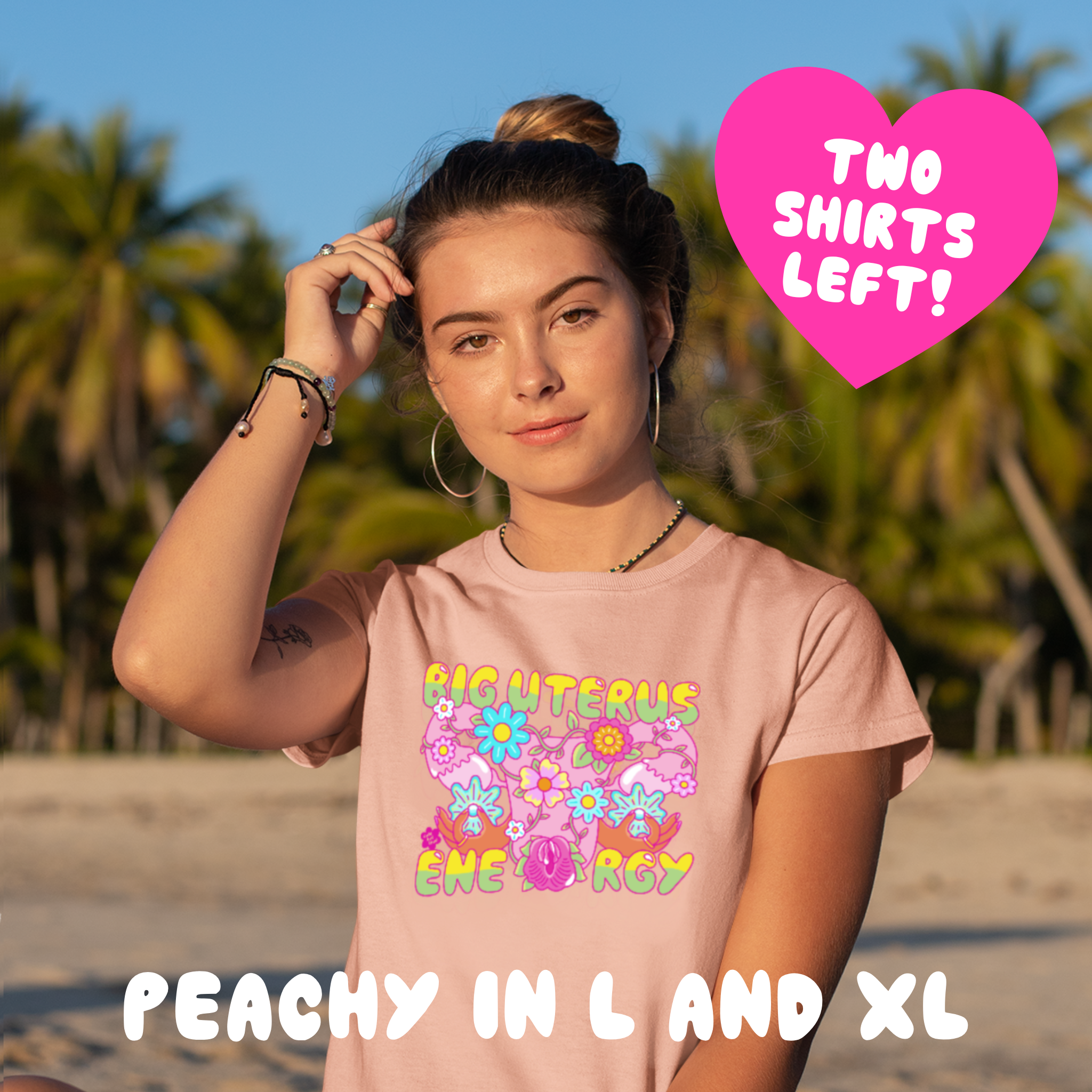 Big Energy Tee Peachy