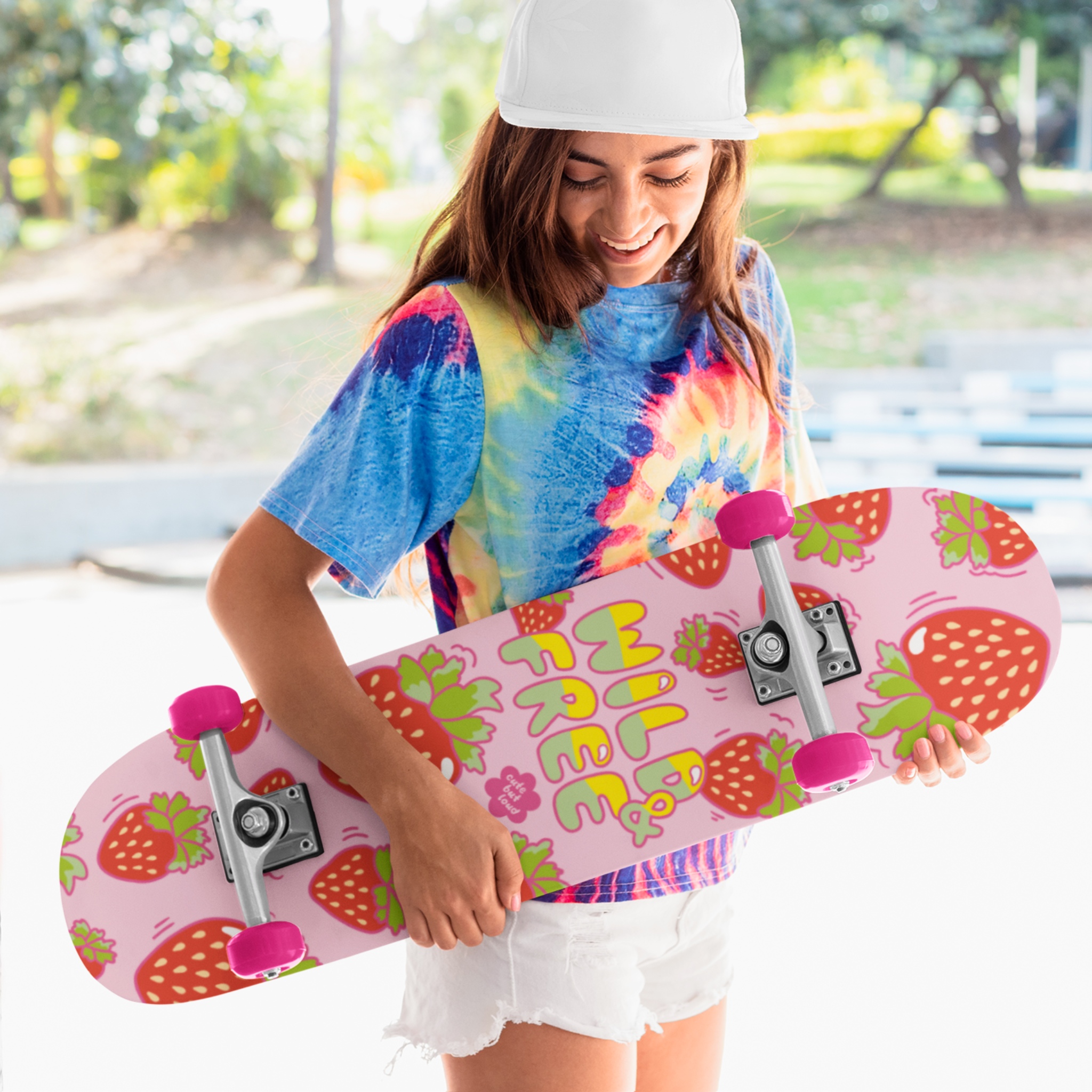 Strawberry Skateboard