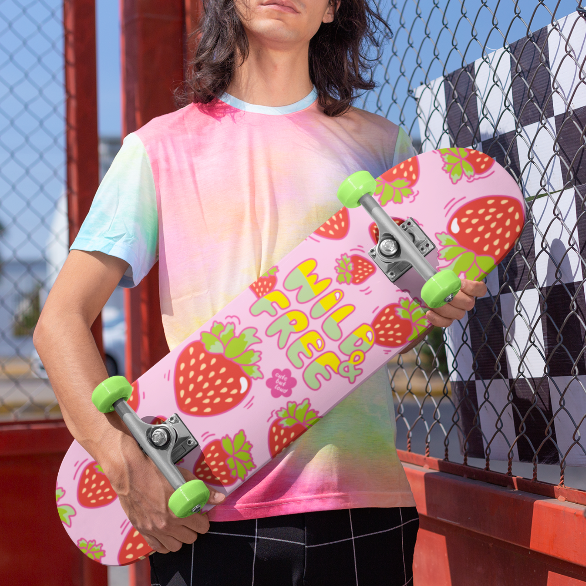Strawberry Skateboard